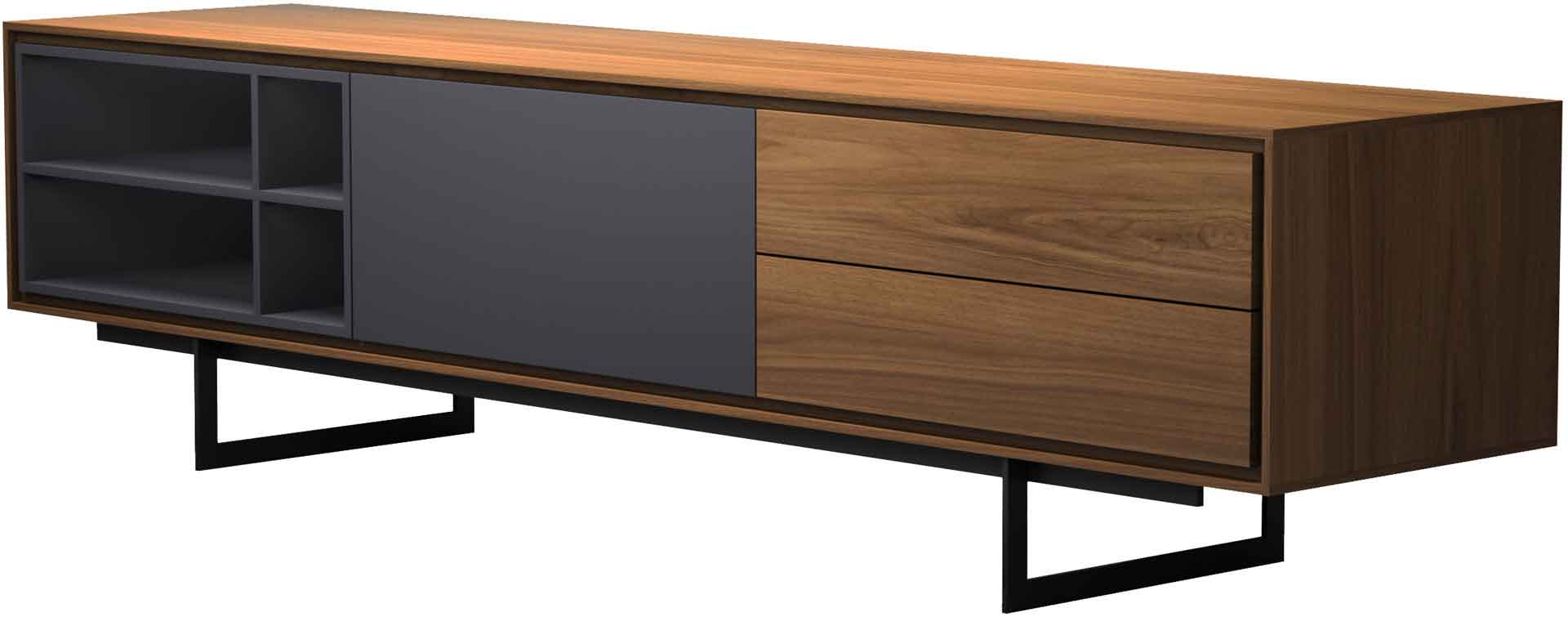 Baxter Media Cabinet Walnut - Image 3