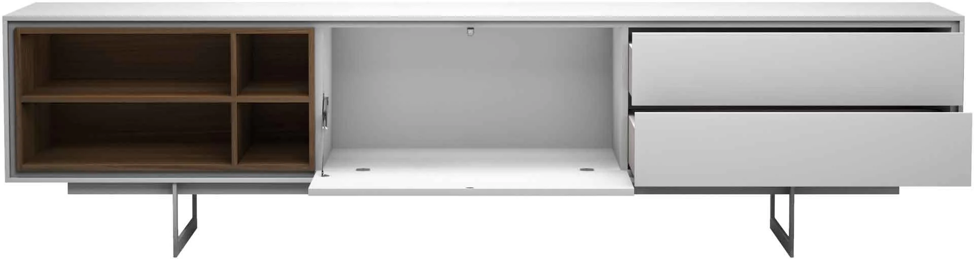 Baxter Media Cabinet White Matte - Image 2