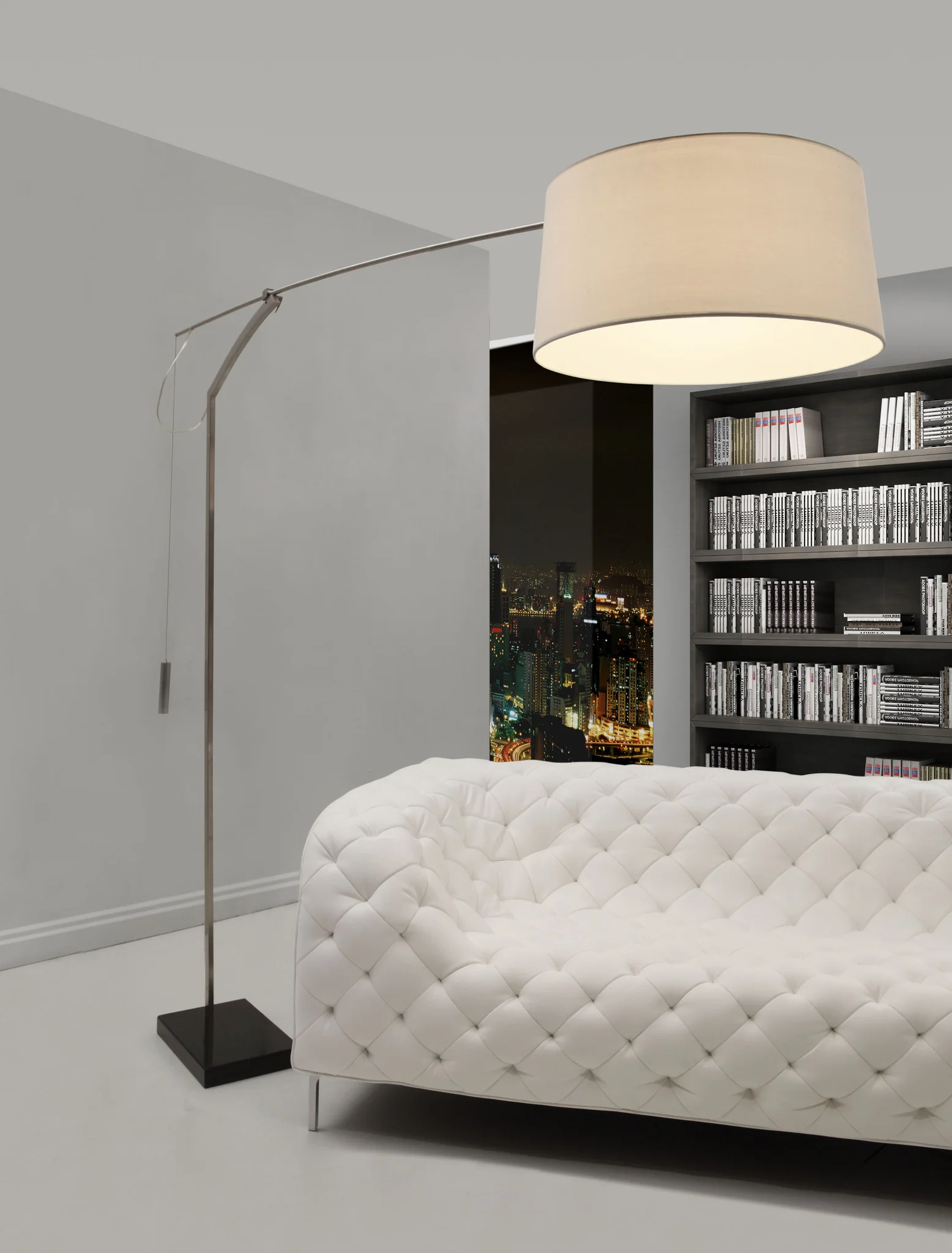 Bay City Floor Lamp Beige - Image 2