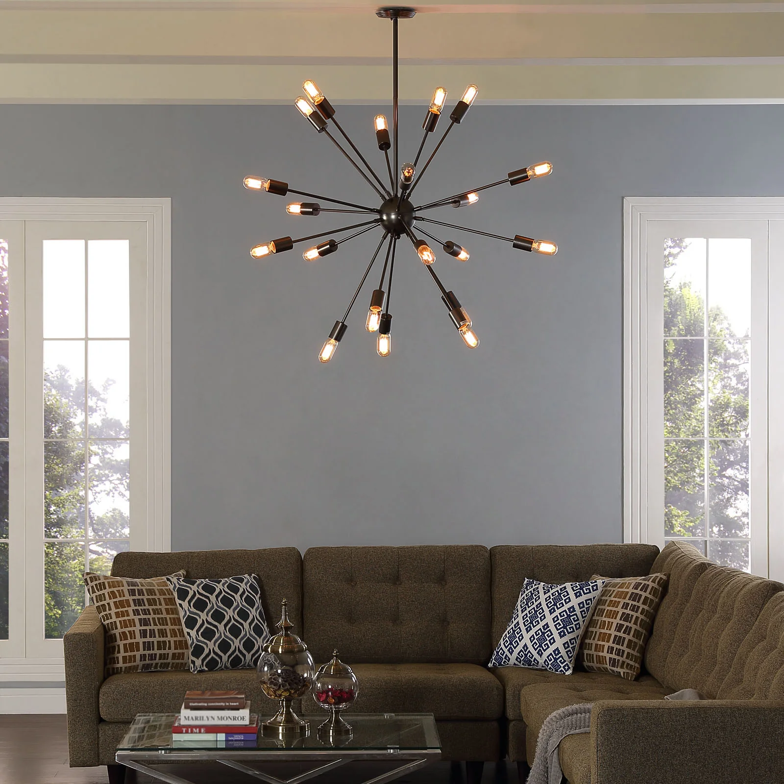 Bay Stainless Steel Chandelier Black - Image 4