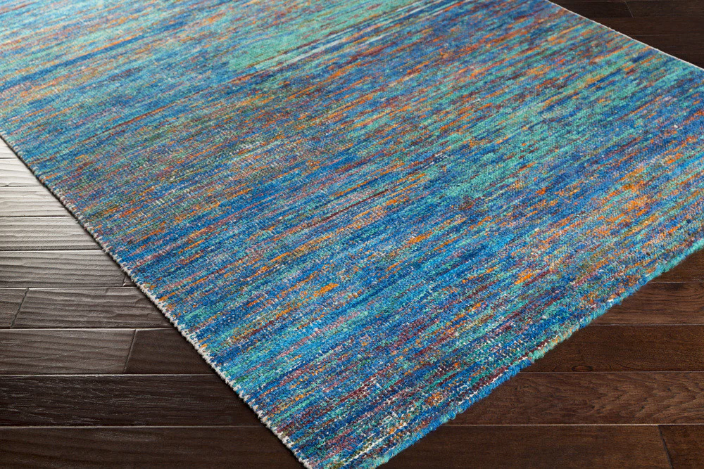 Bazaar Aqua/Cherry Area Rug - Image 2