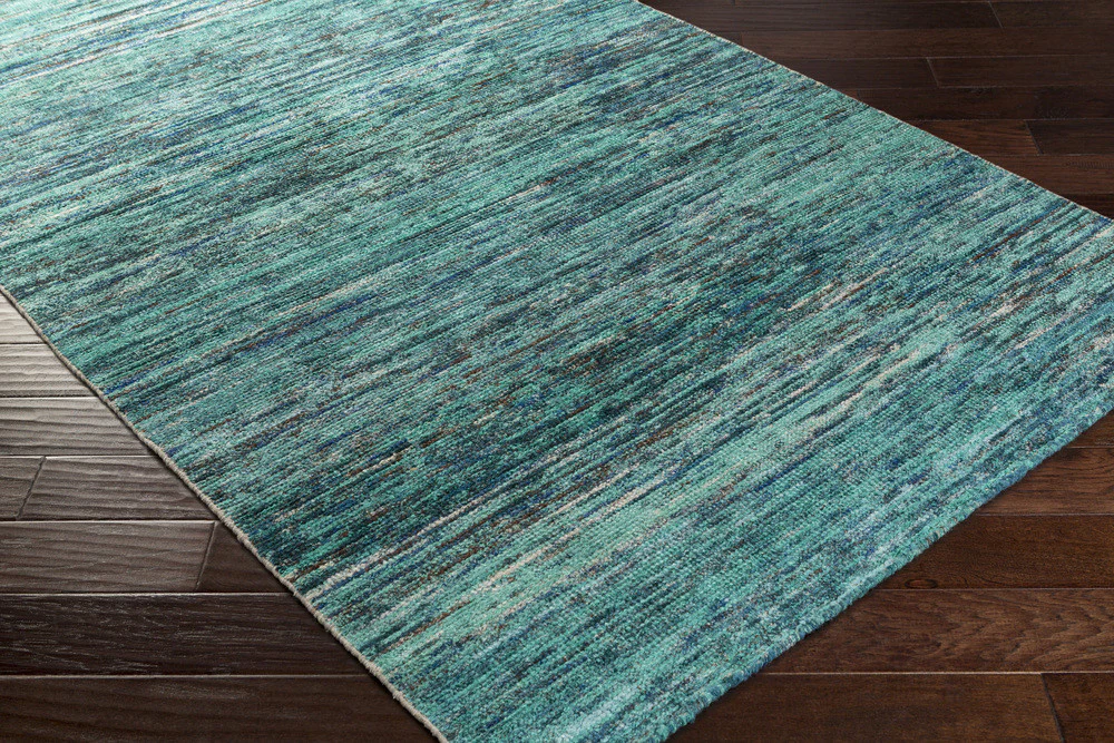 Bazaar Teal/Chocolate Area Rug - Image 3