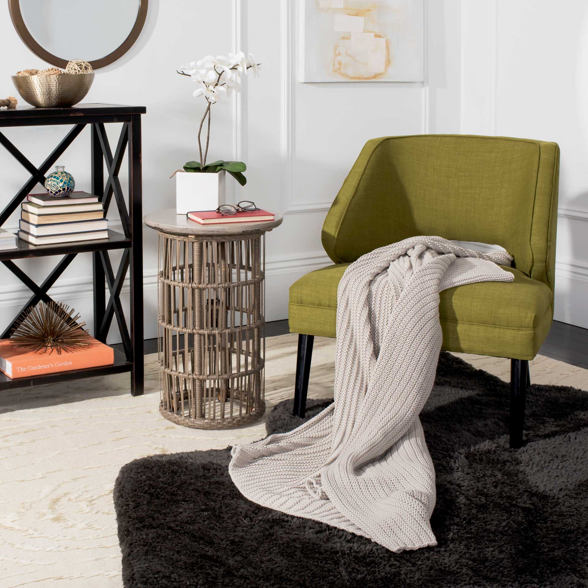 Bean Gigi Knit Throw Palewisper - Image 2