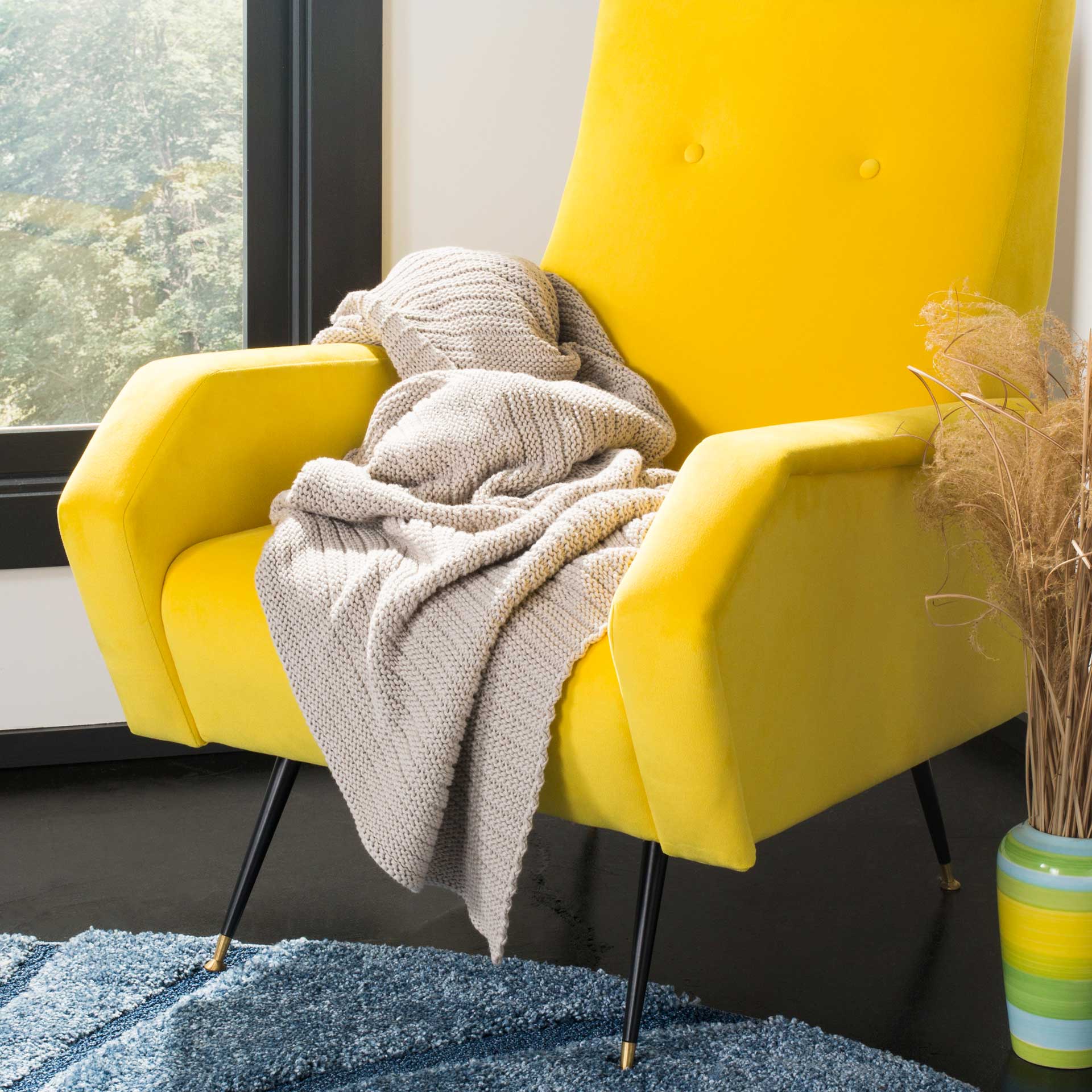 Bean Gigi Knit Throw Palewisper - Image 3