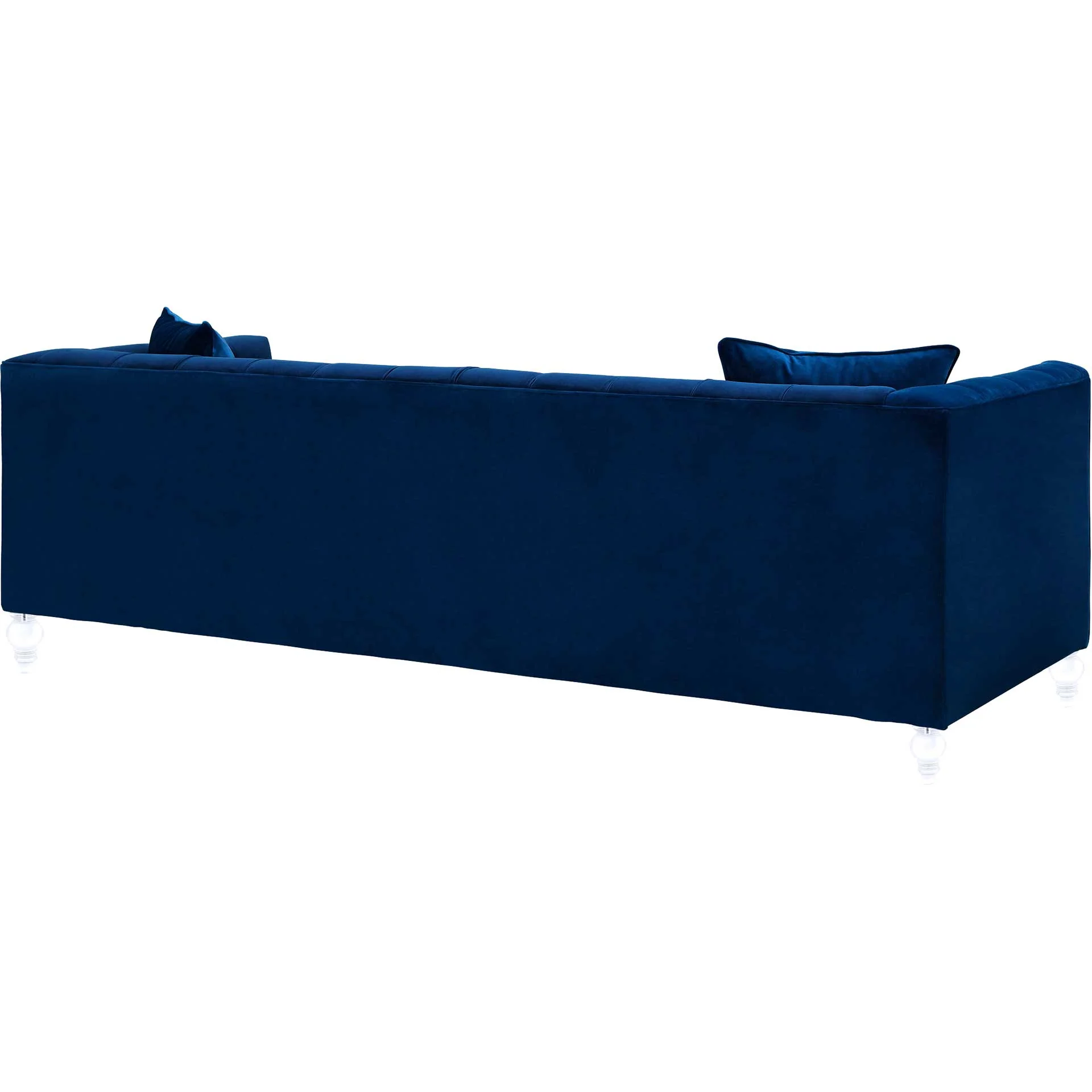Beatrice Velvet Sofa Navy - Image 3