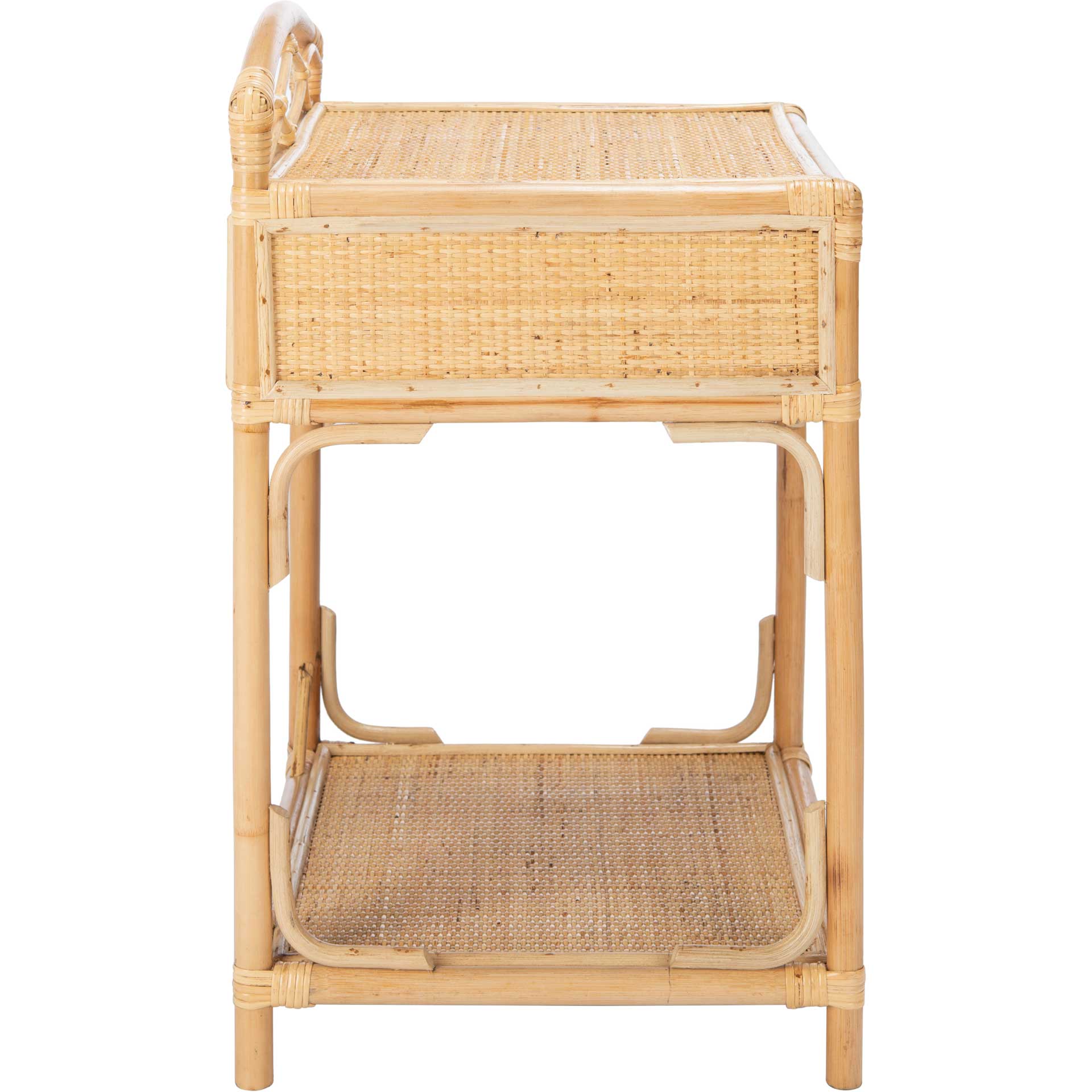 Beaufort 1 Drawer 1 Shelf Nightstand Natural - Image 3