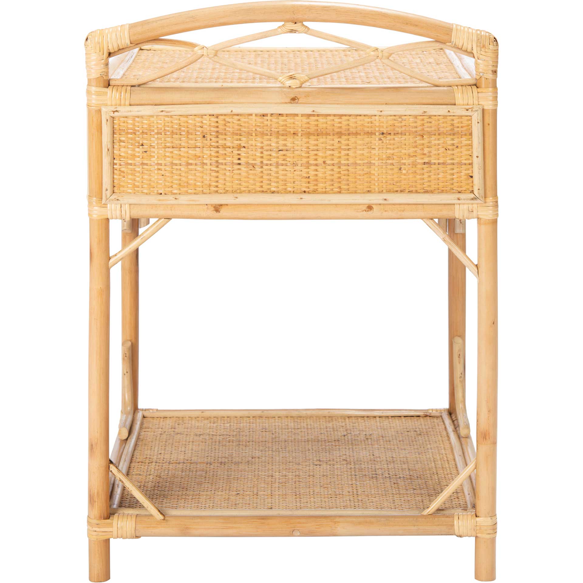 Beaufort 1 Drawer 1 Shelf Nightstand Natural - Image 4