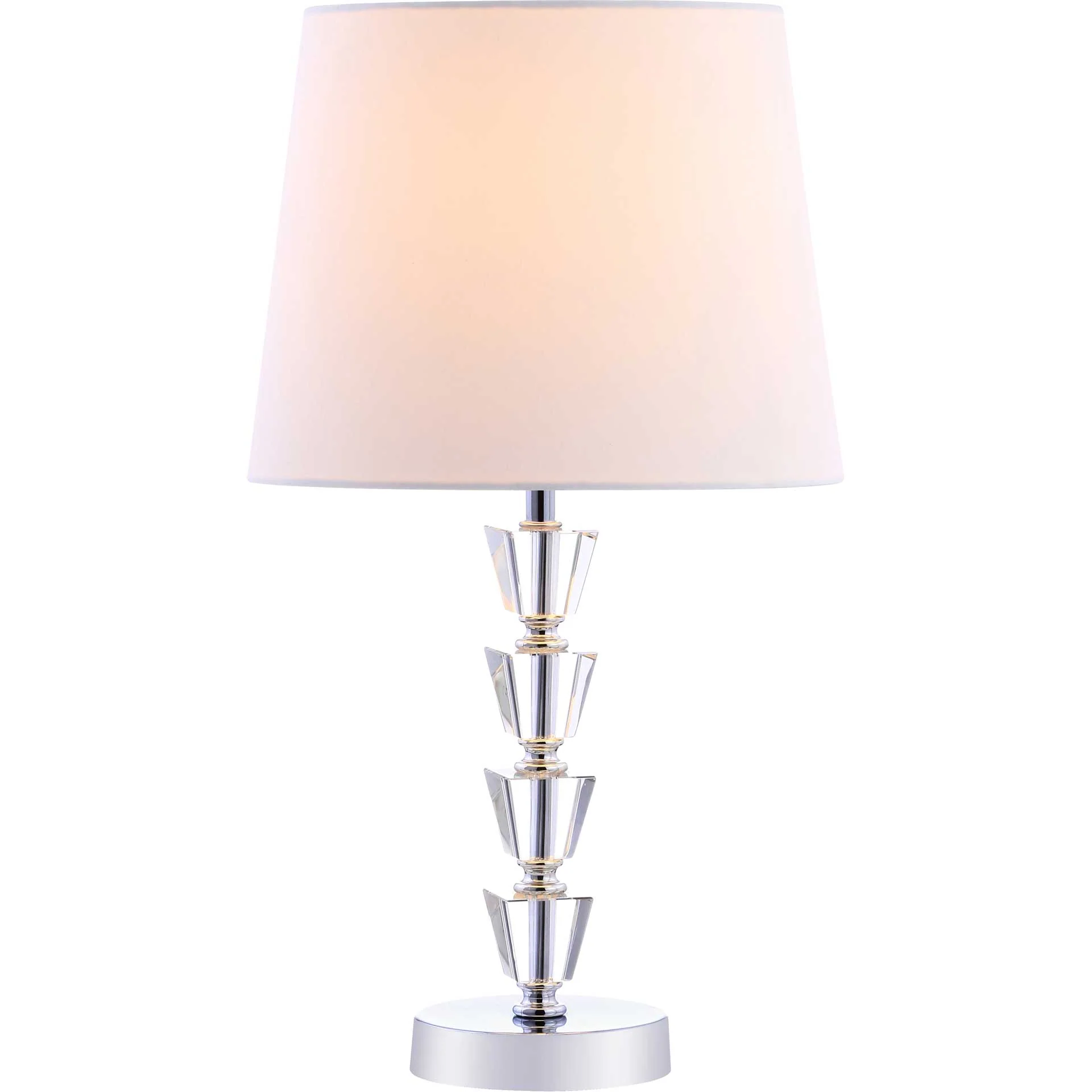 Beaumont Table Lamp Clear/Chrome - Image 2