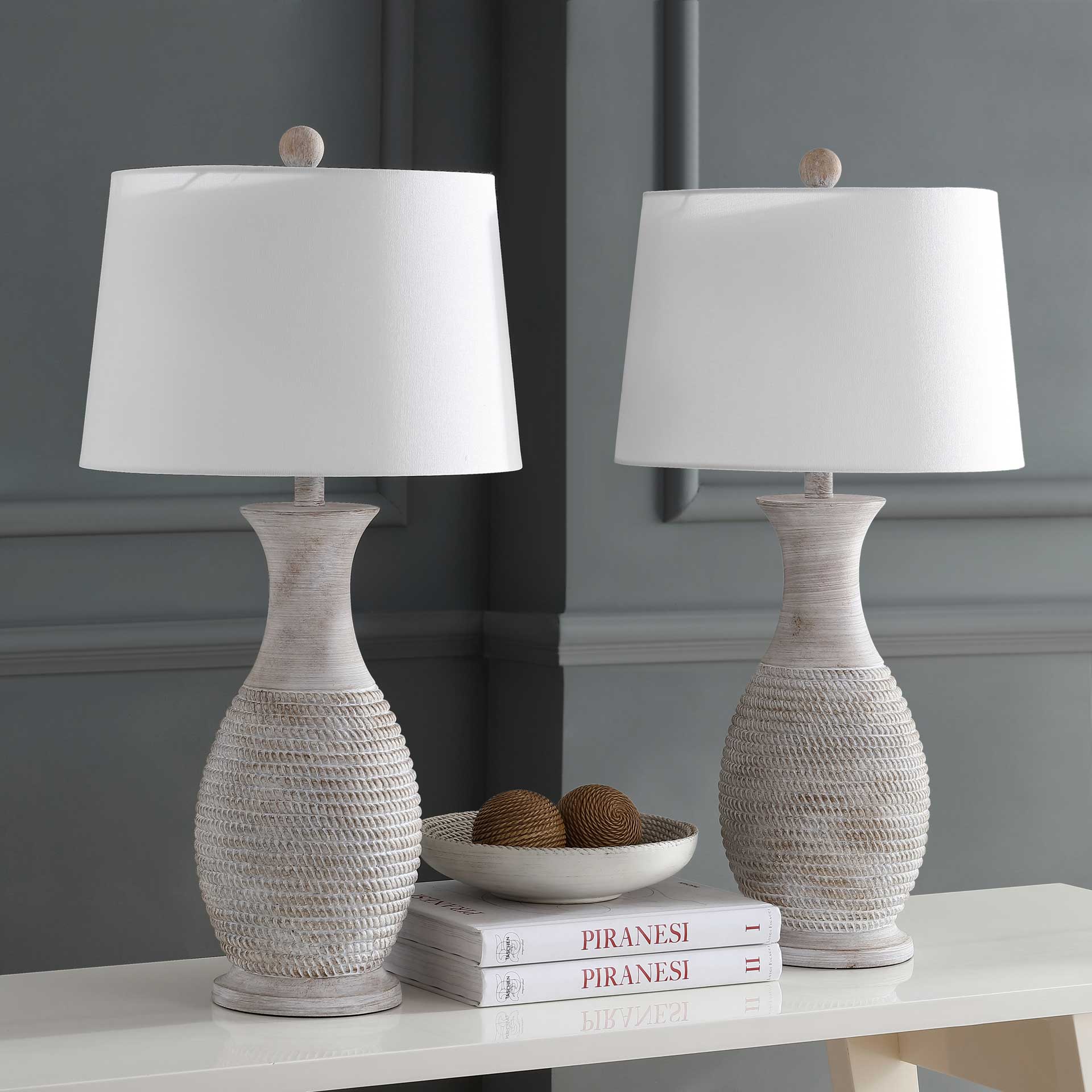 Becker Table Lamp Gray (Set of 2) - Image 3