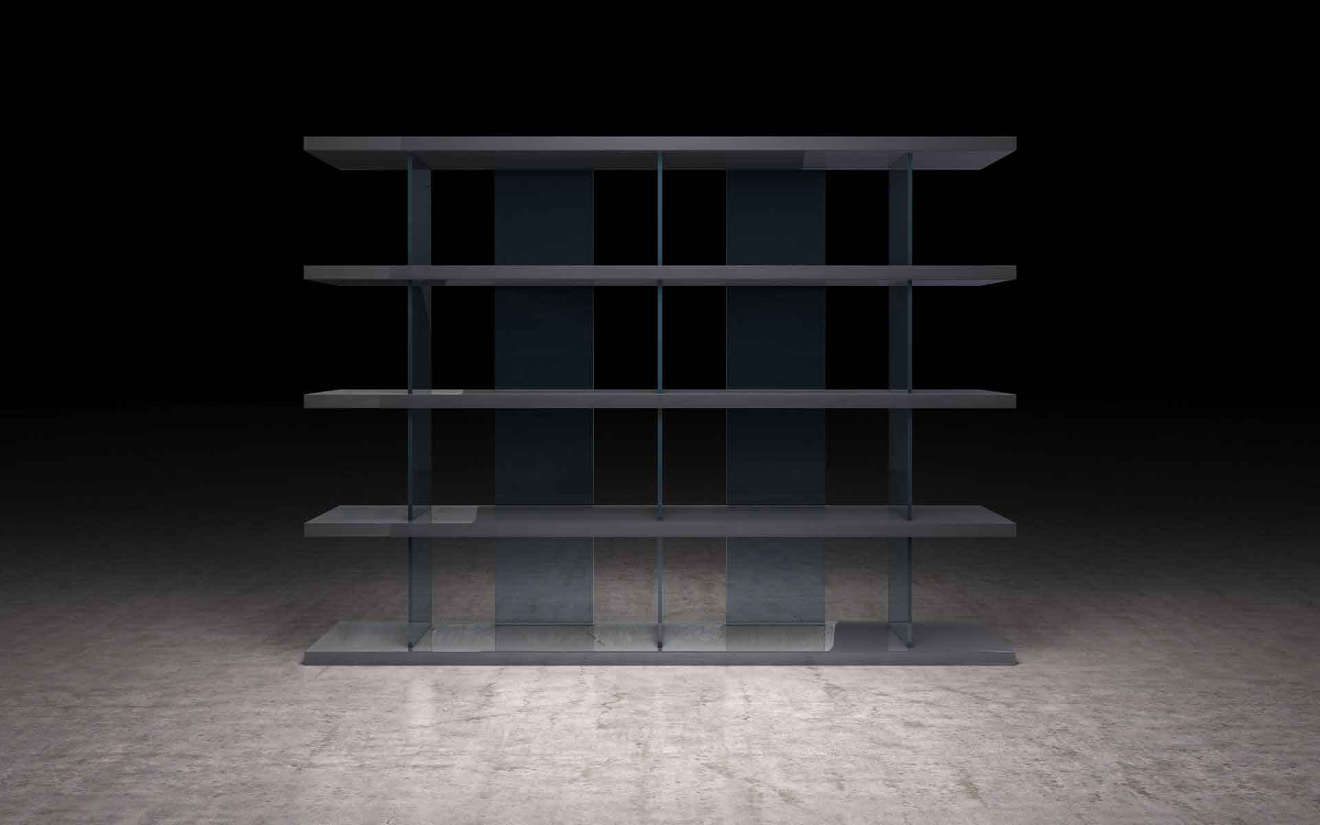 Beekman Bookcase Asphalt Lacquer - Image 3