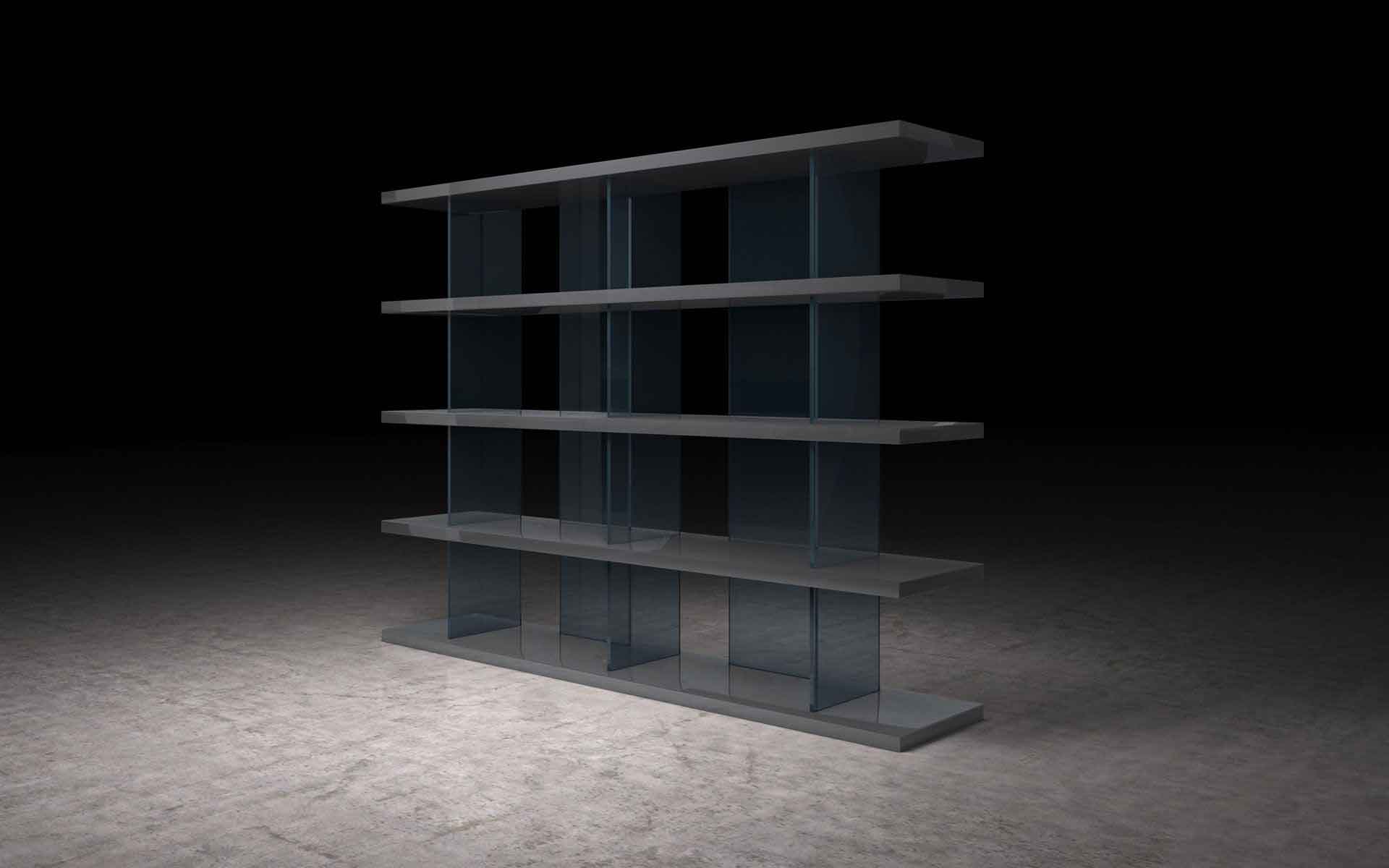 Beekman Bookcase Asphalt Lacquer - Image 4