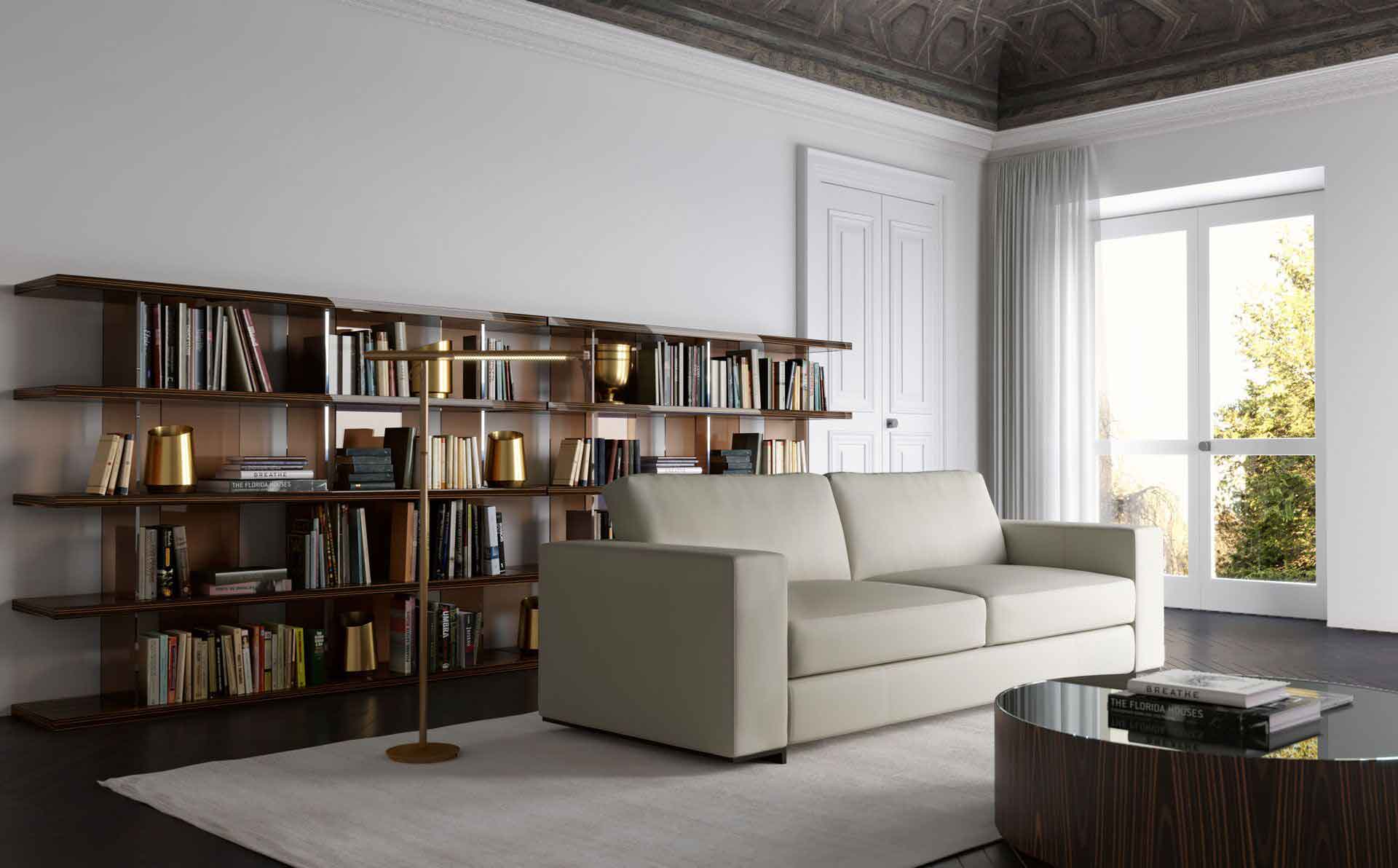 Beekman Bookcase Cathedral Ebony Lacquer - Image 5
