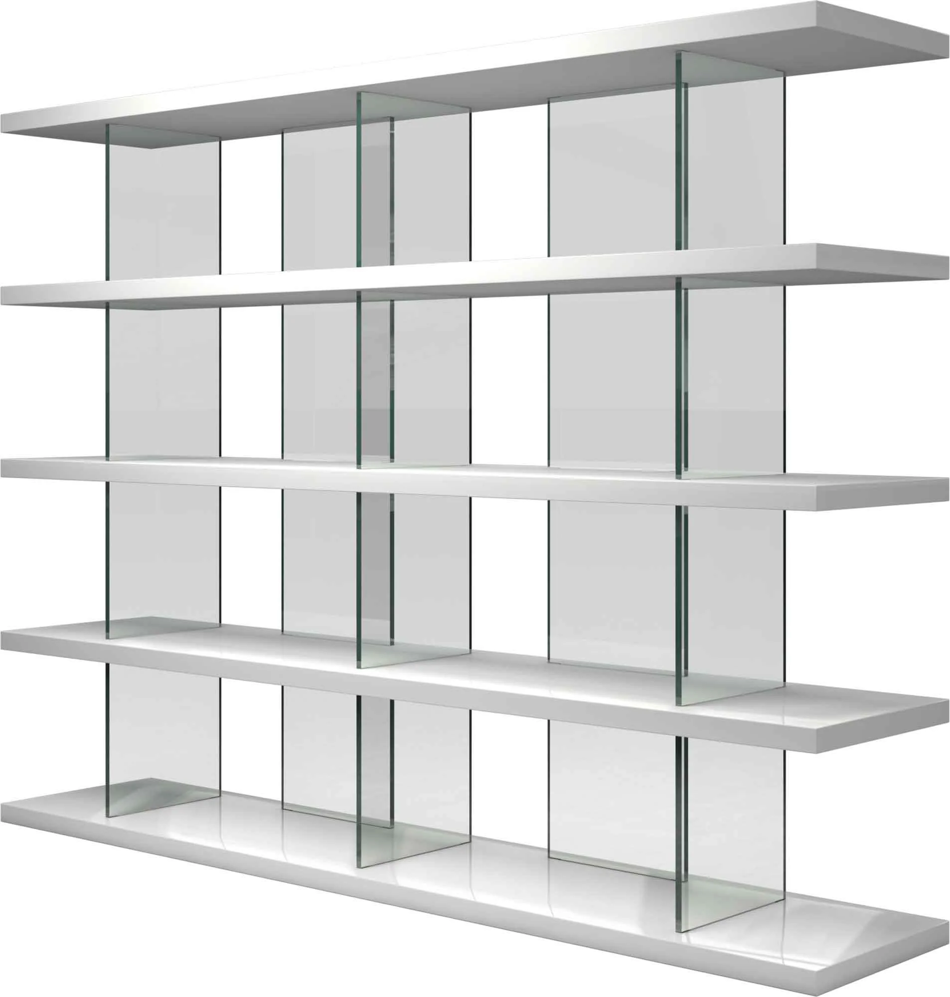 Beekman Bookcase White Lacquer - Image 2