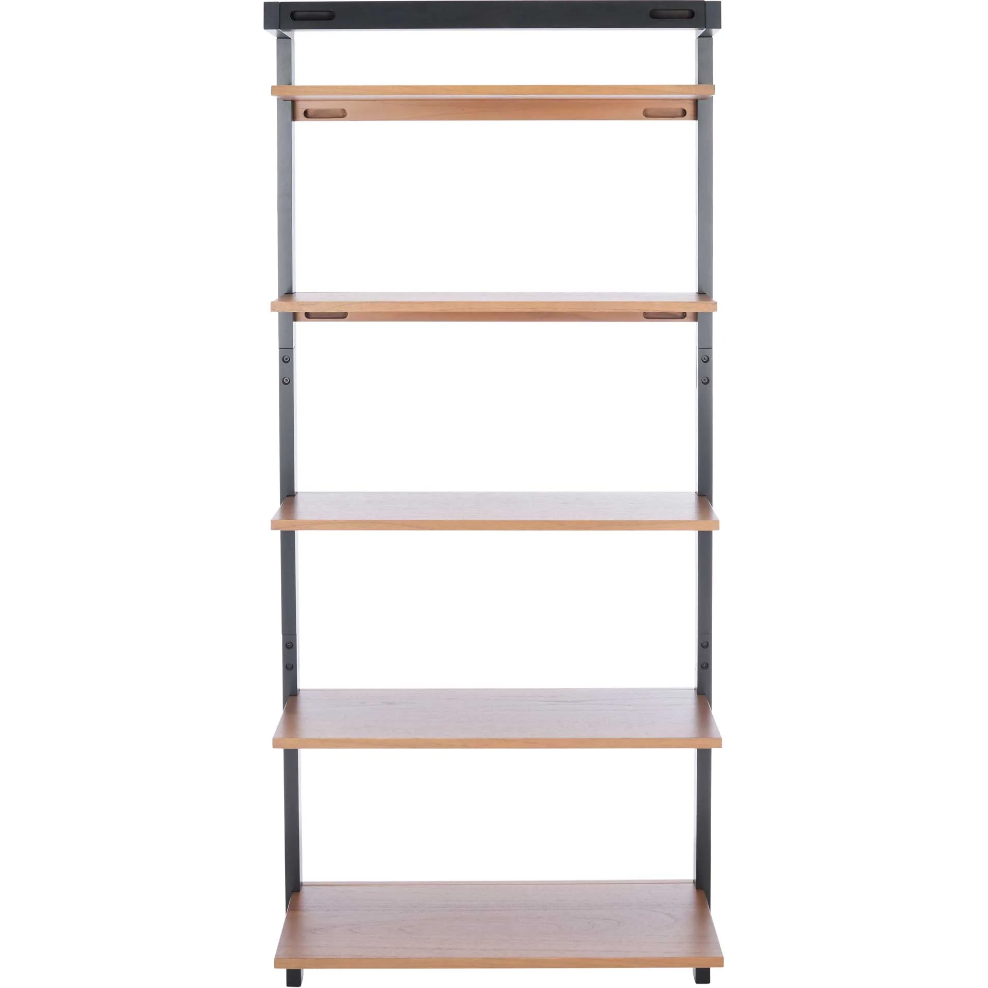 Belami 5 Tier Leaning Etagere Natural/Charcoal - Image 4