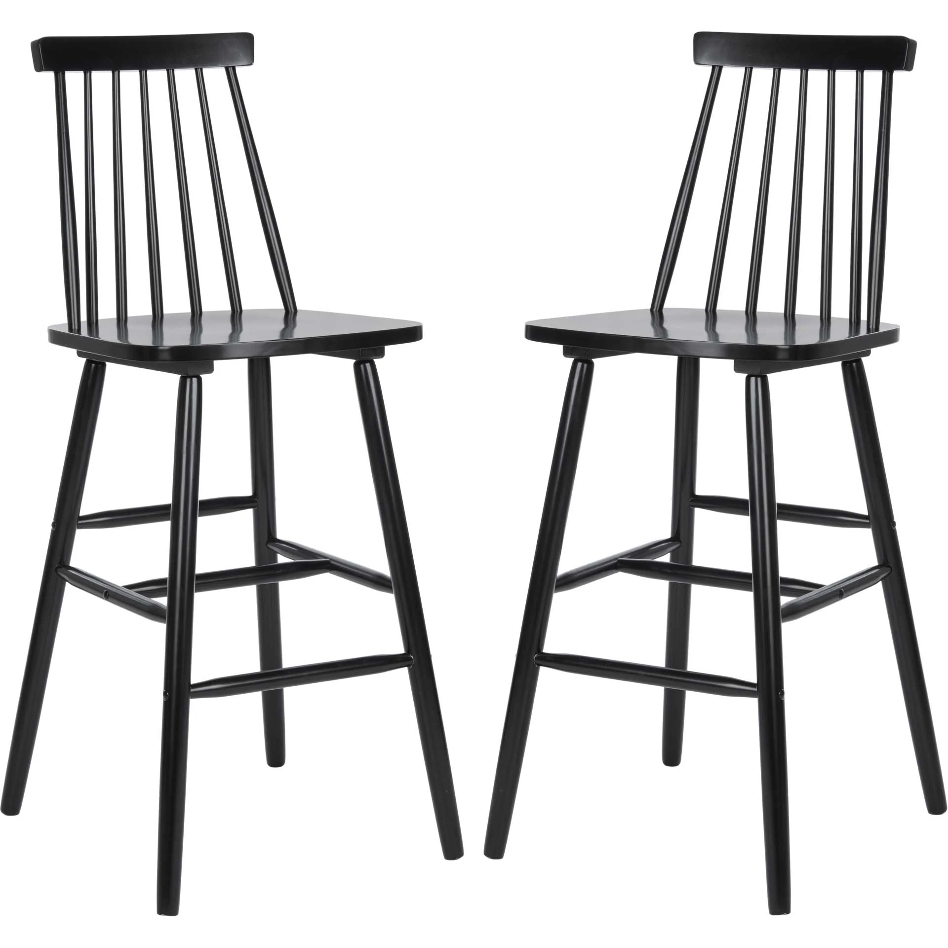 Belford Bar Stool Black (Set of 2) - Image 2