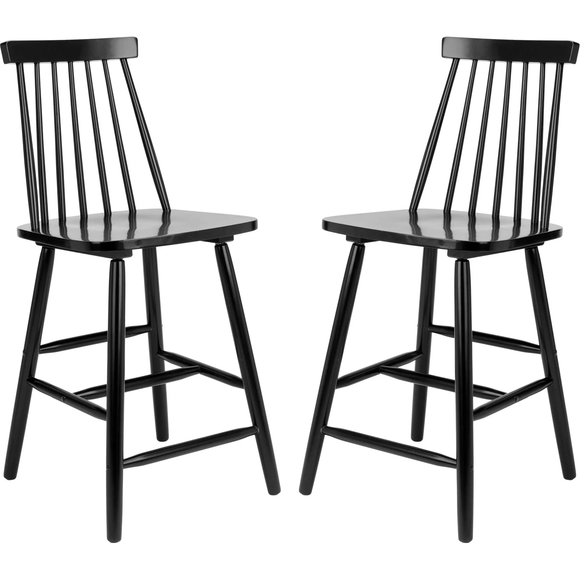 Belford Bar Stool Black (Set of 2) - Image 8