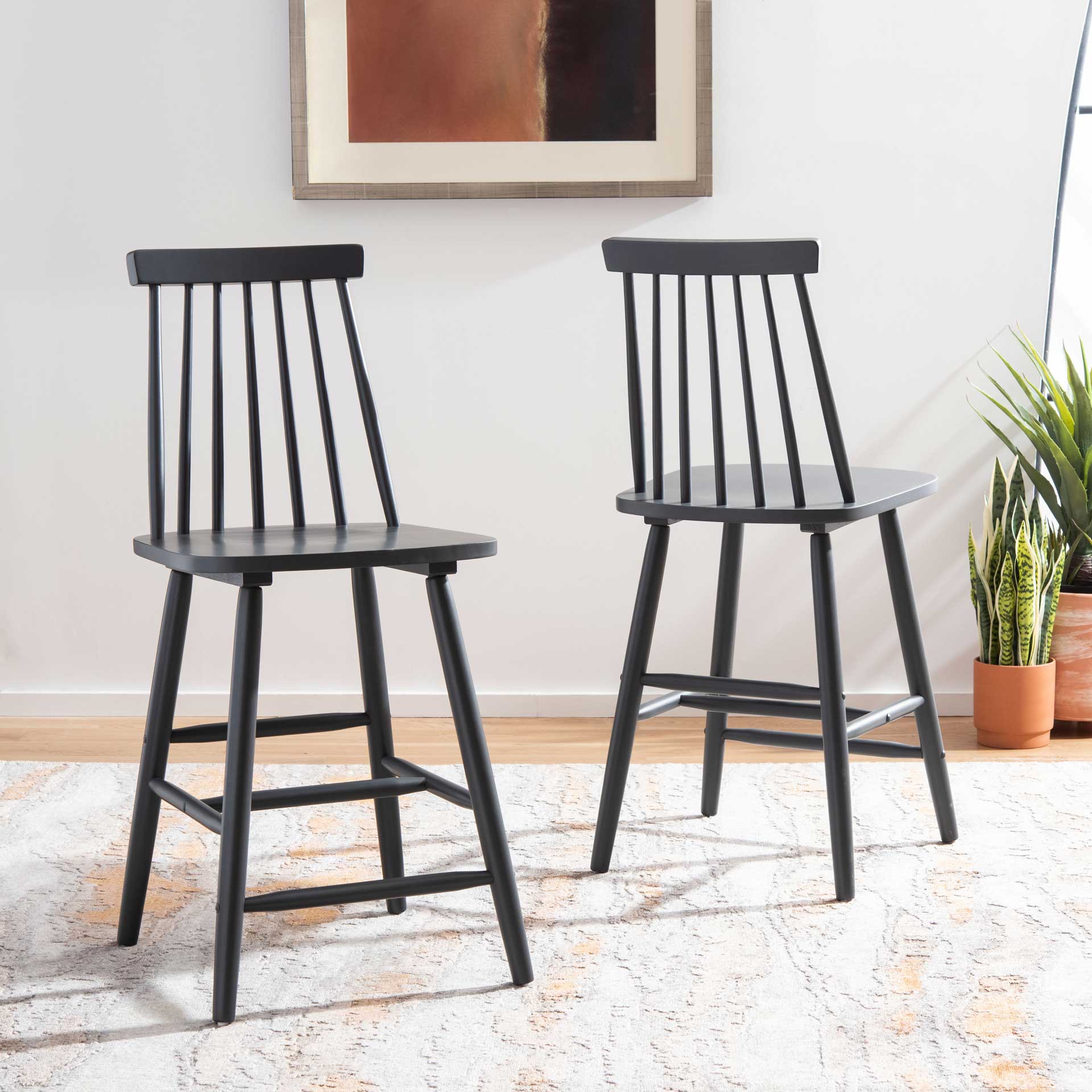 Belford Bar Stool Gray (Set of 2) - Image 18