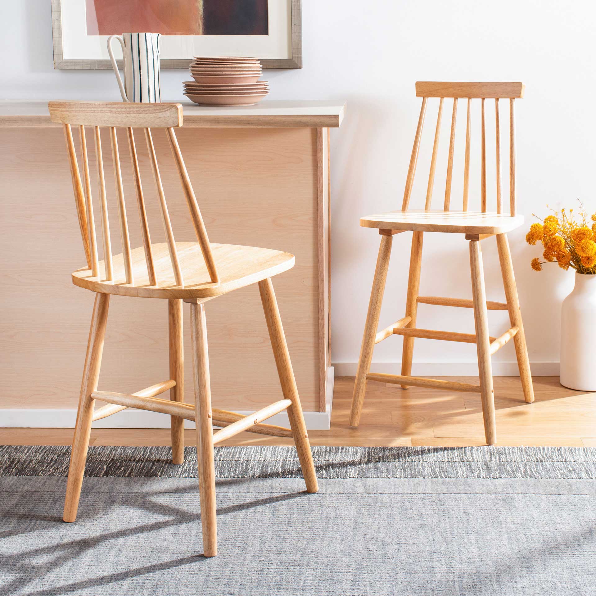 Belford Bar Stool Natural (Set of 2) - Image 16