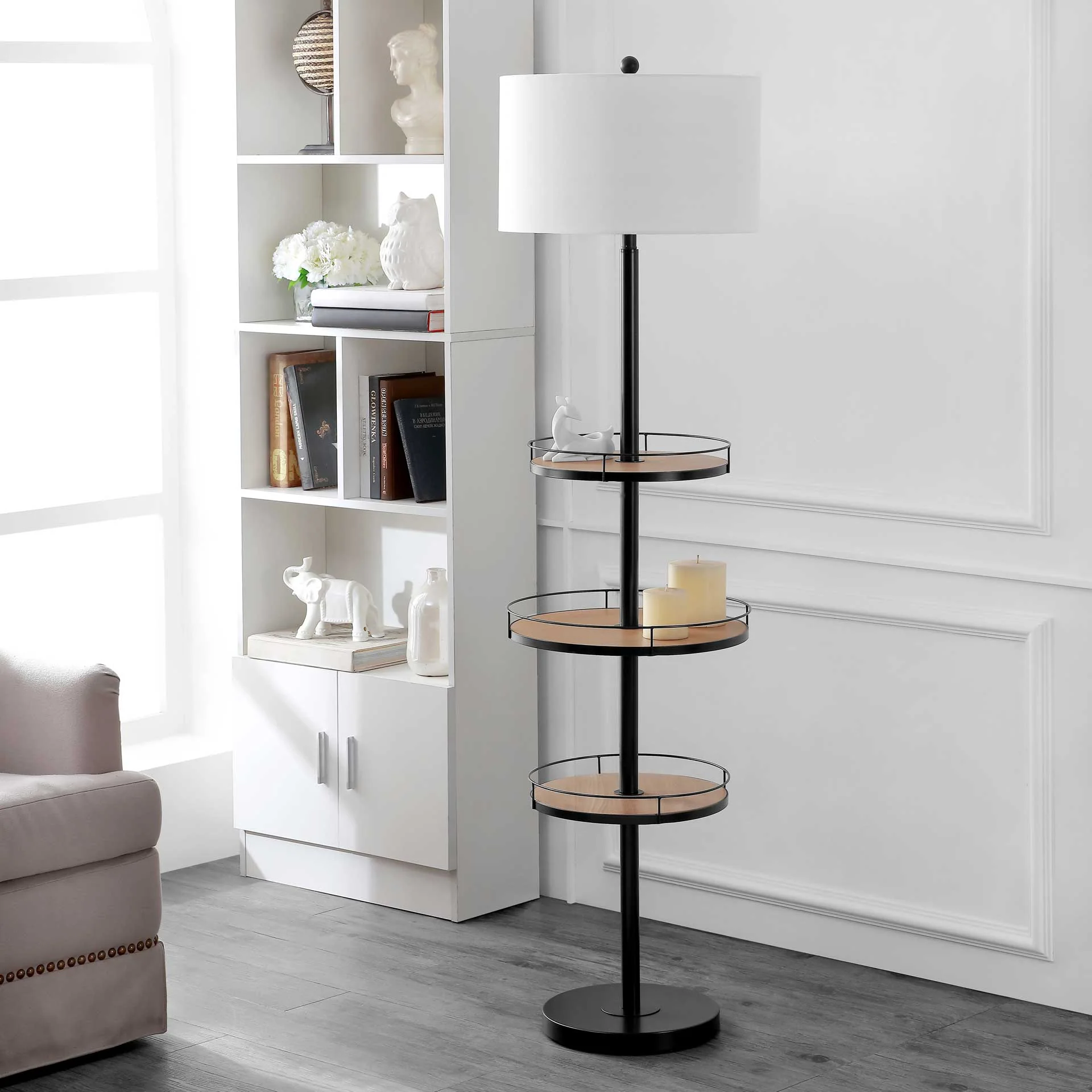 Belford Floor Lamp Matte Black - Image 3
