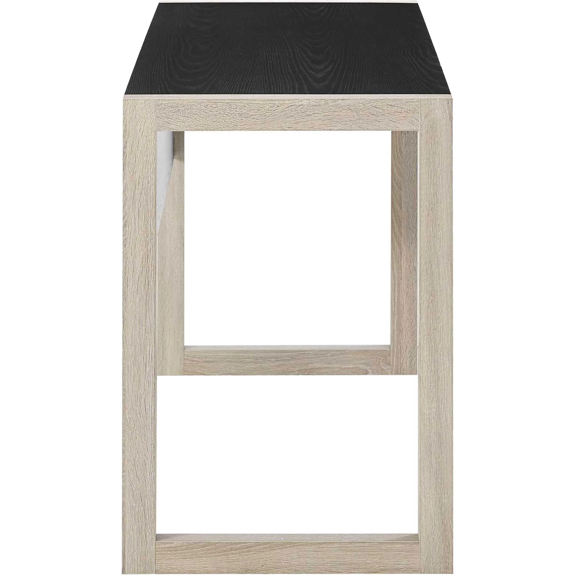 Bella Wood Writing Desk Natural Black - Image 3