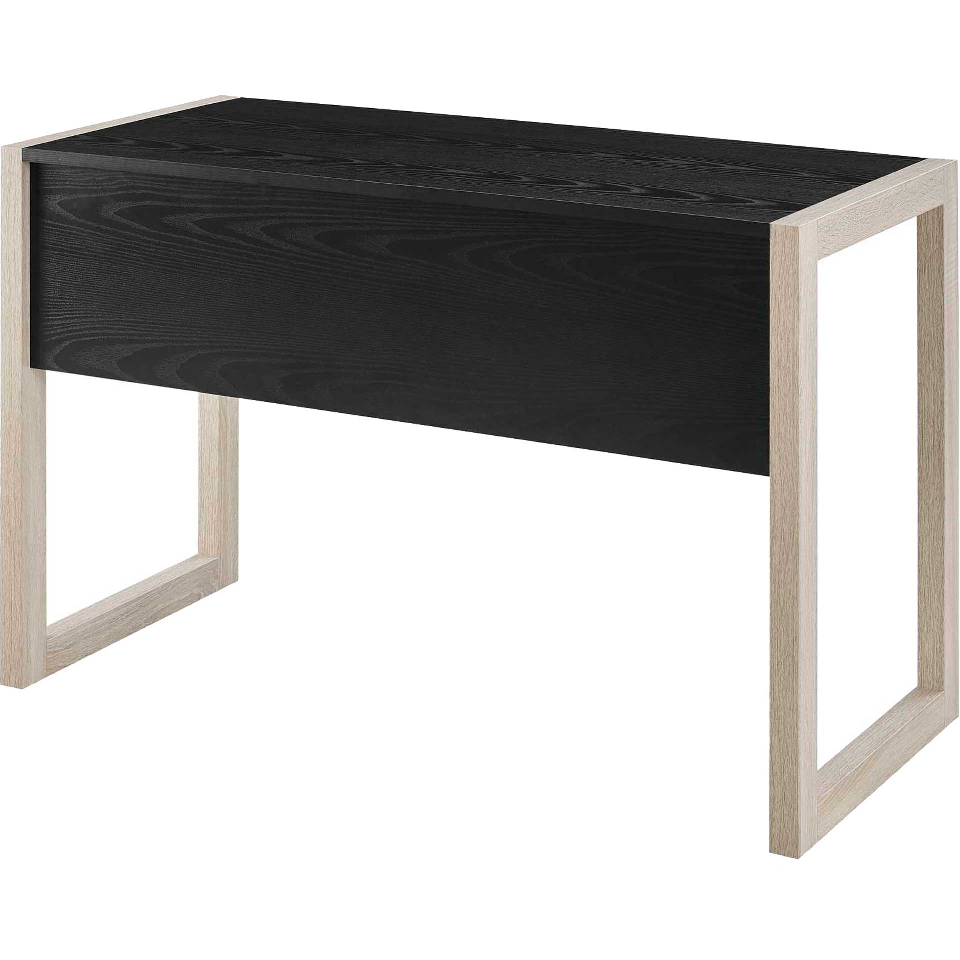 Bella Wood Writing Desk Natural Black - Image 4