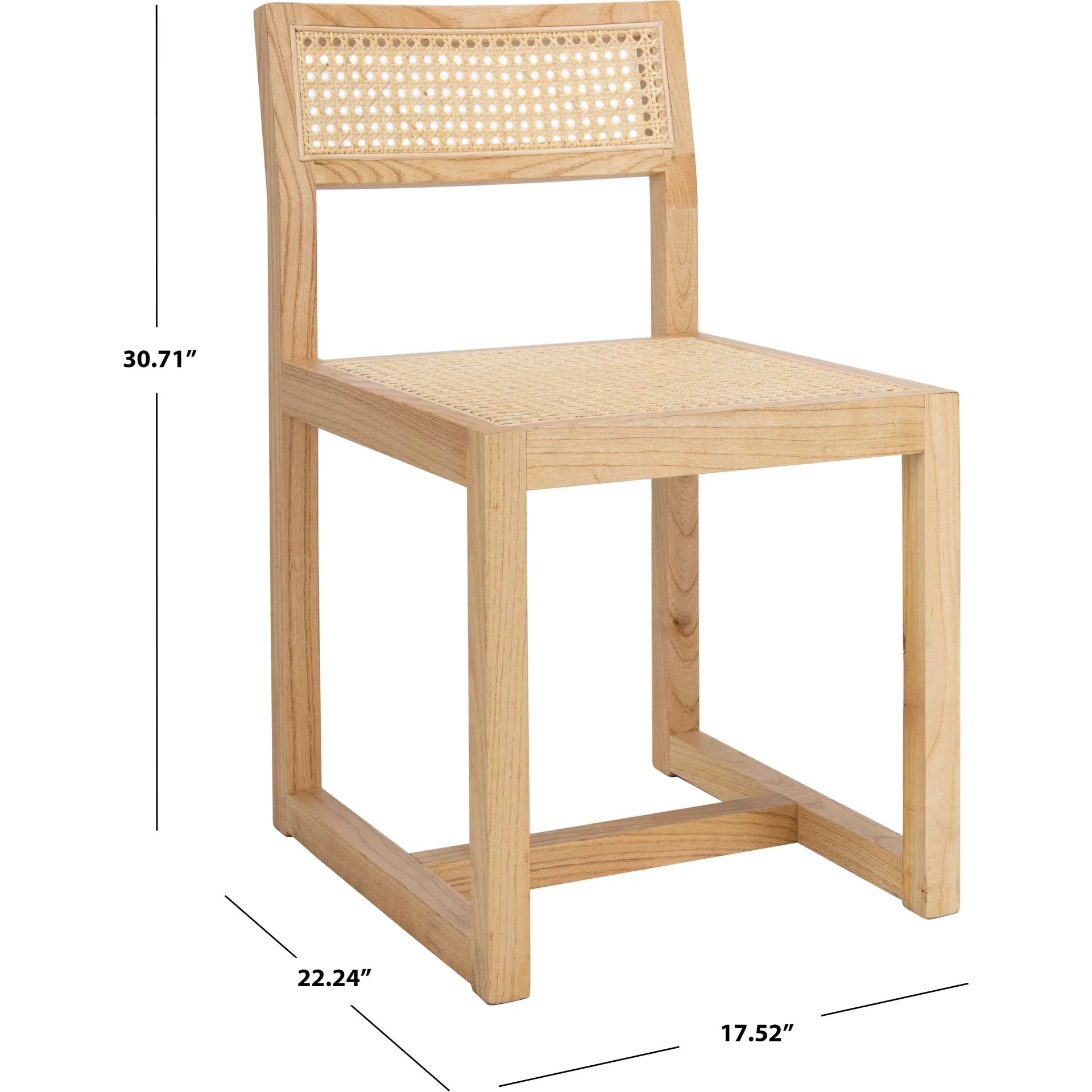 Bellini Cane Dining Chair Natural - Image 8