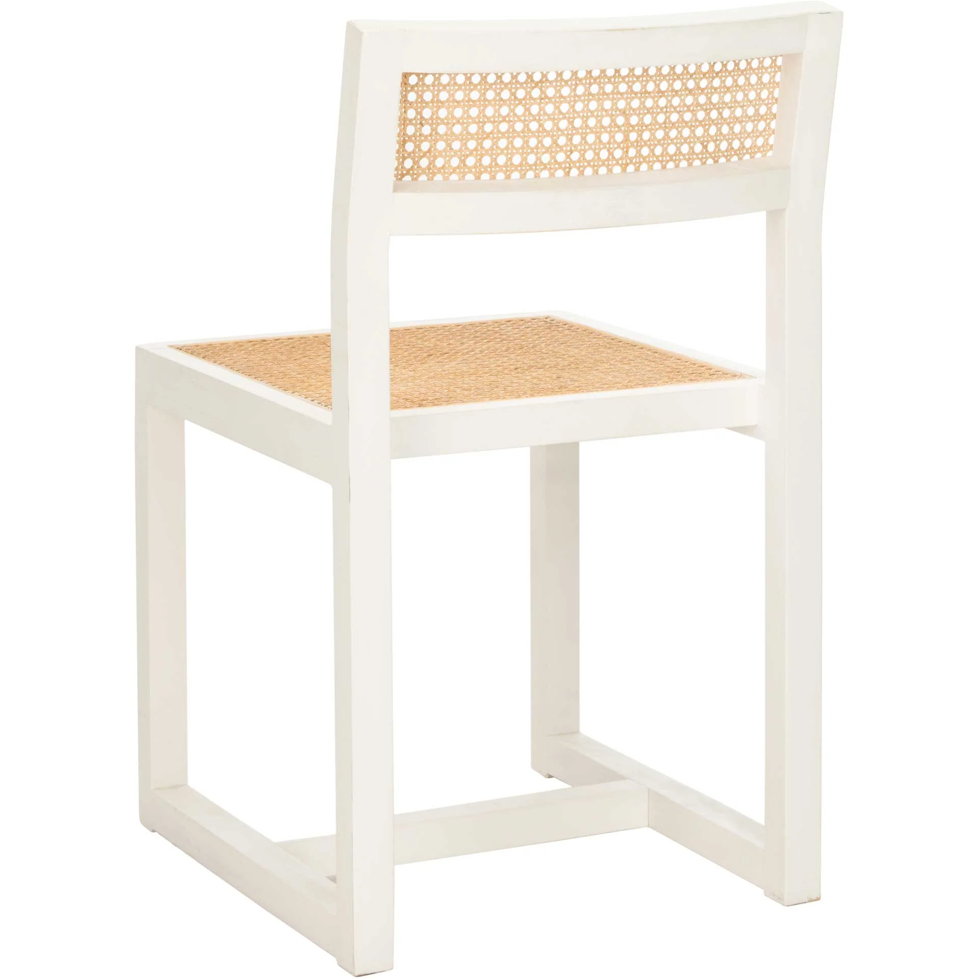 Bellini Cane Dining Chair White/Natural - Image 4