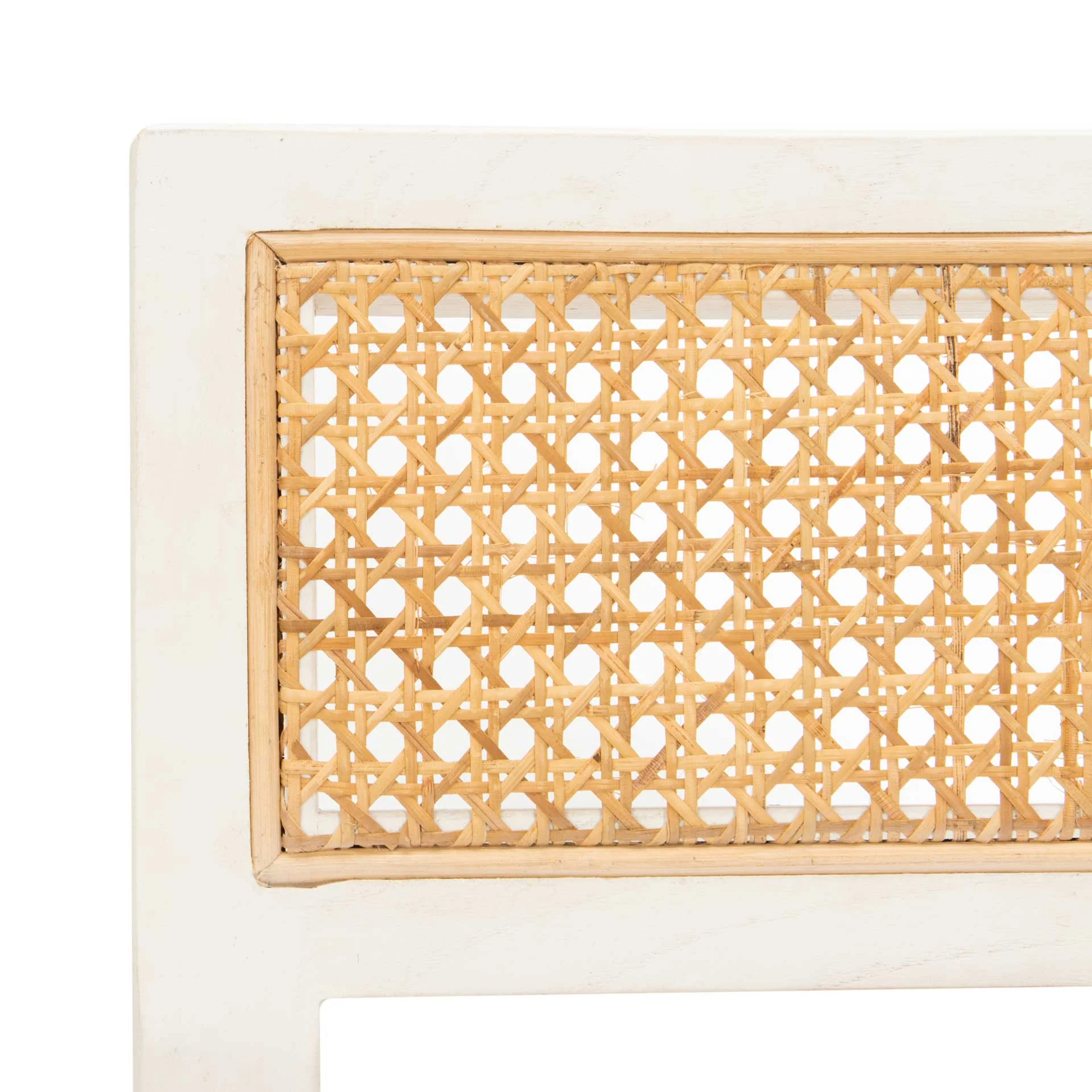Bellini Cane Dining Chair White/Natural - Image 5