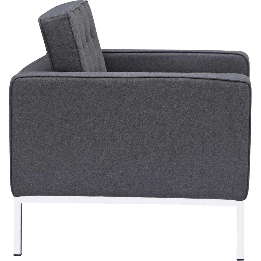Belmont Arm Chair in Wool Gray - Image 2