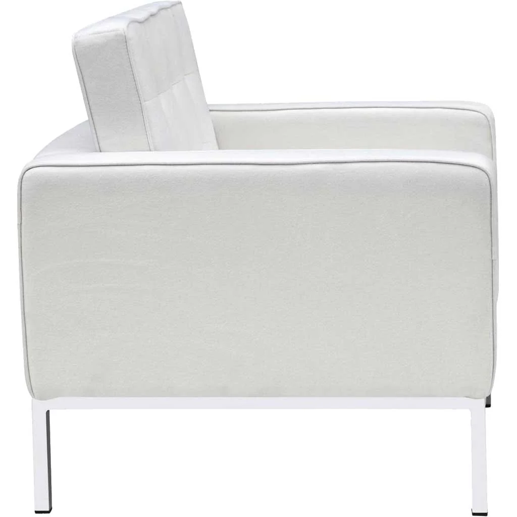Belmont Arm Chair in Wool White - Image 2