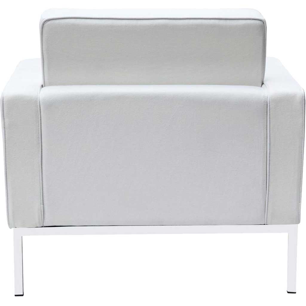 Belmont Arm Chair in Wool White - Image 3