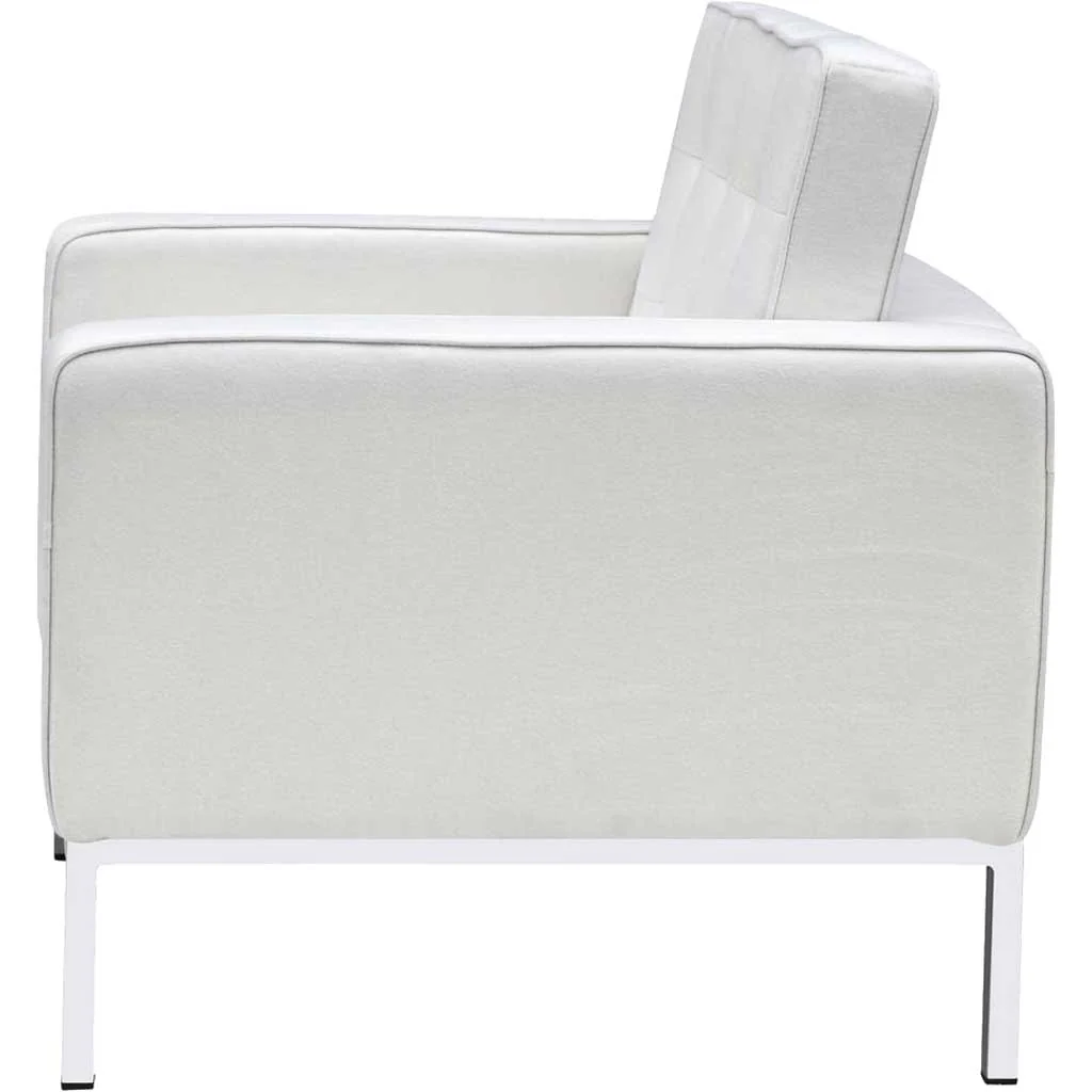 Belmont Arm Chair in Wool White - Image 4