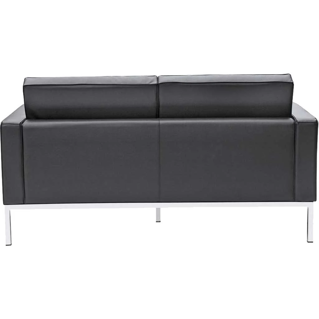 Belmont Loveseat in Leather Black - Image 3