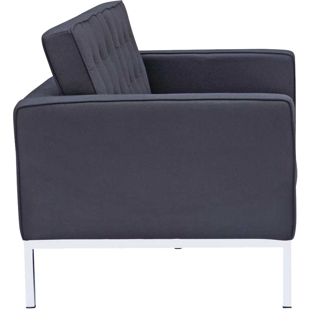 Belmont Loveseat in Wool Black - Image 2