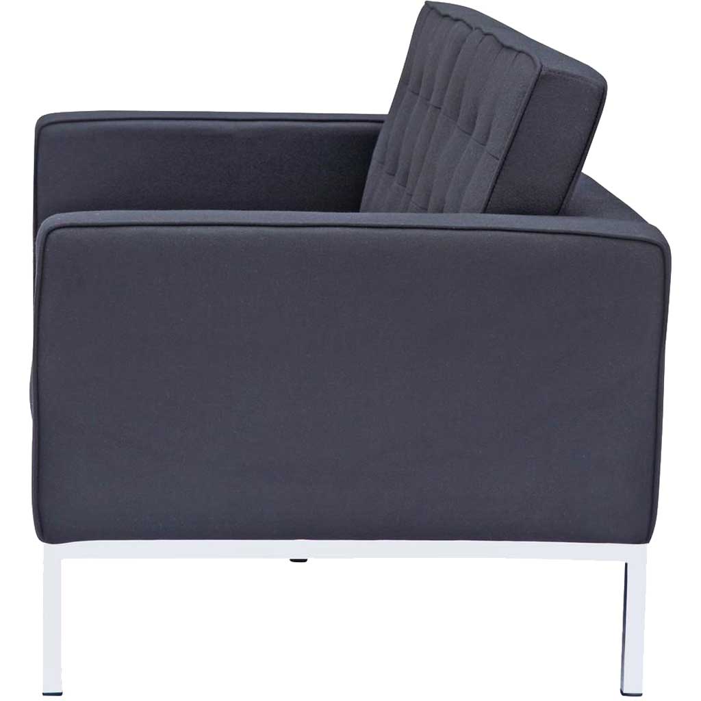 Belmont Loveseat in Wool Black - Image 4