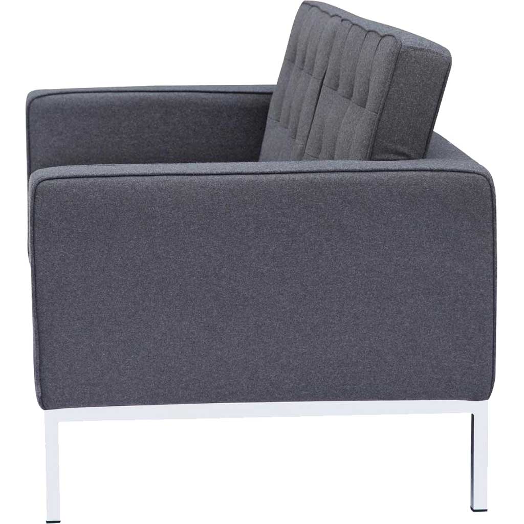 Belmont Loveseat in Wool Gray - Image 4