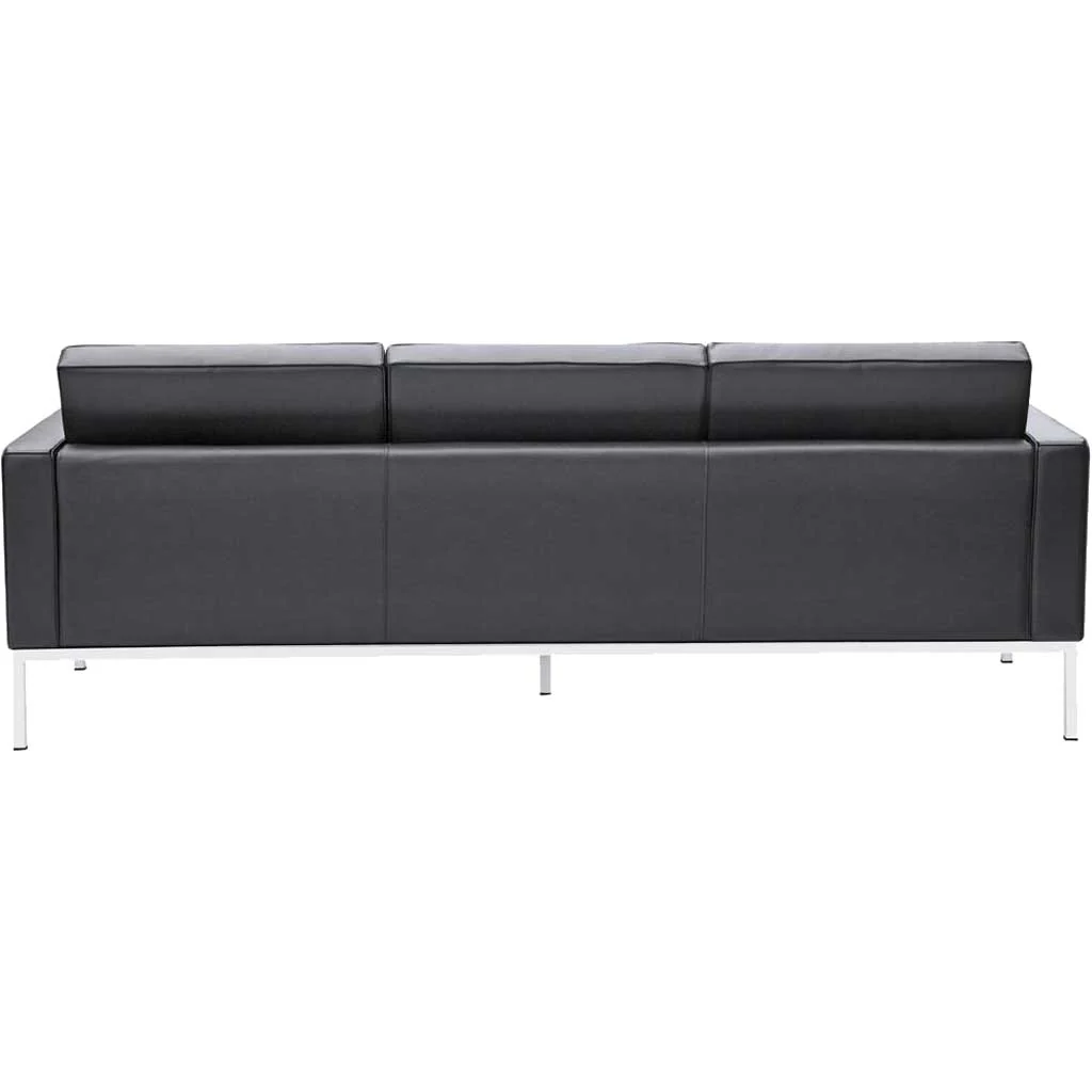 Belmont Sofa in Leather Black - Image 3