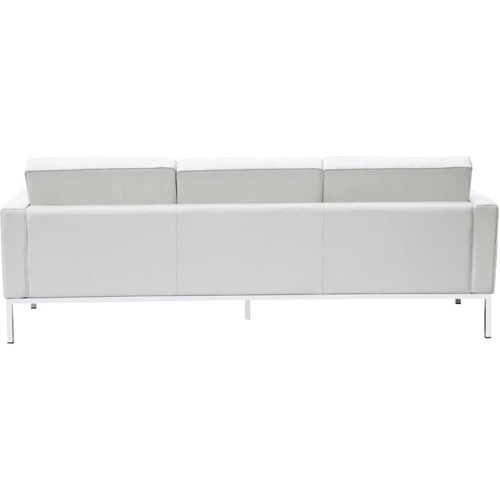 Belmont Sofa in Leather White - Image 3