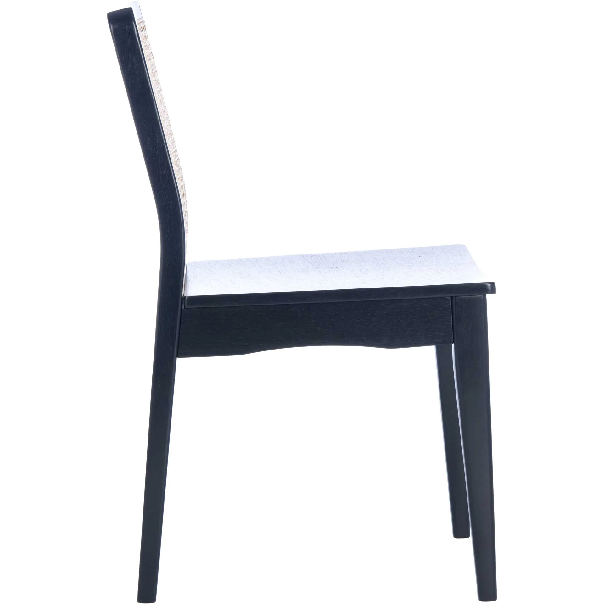 Belomy Rattan Dining Chair Black/Natural (Set of 2) - Image 4