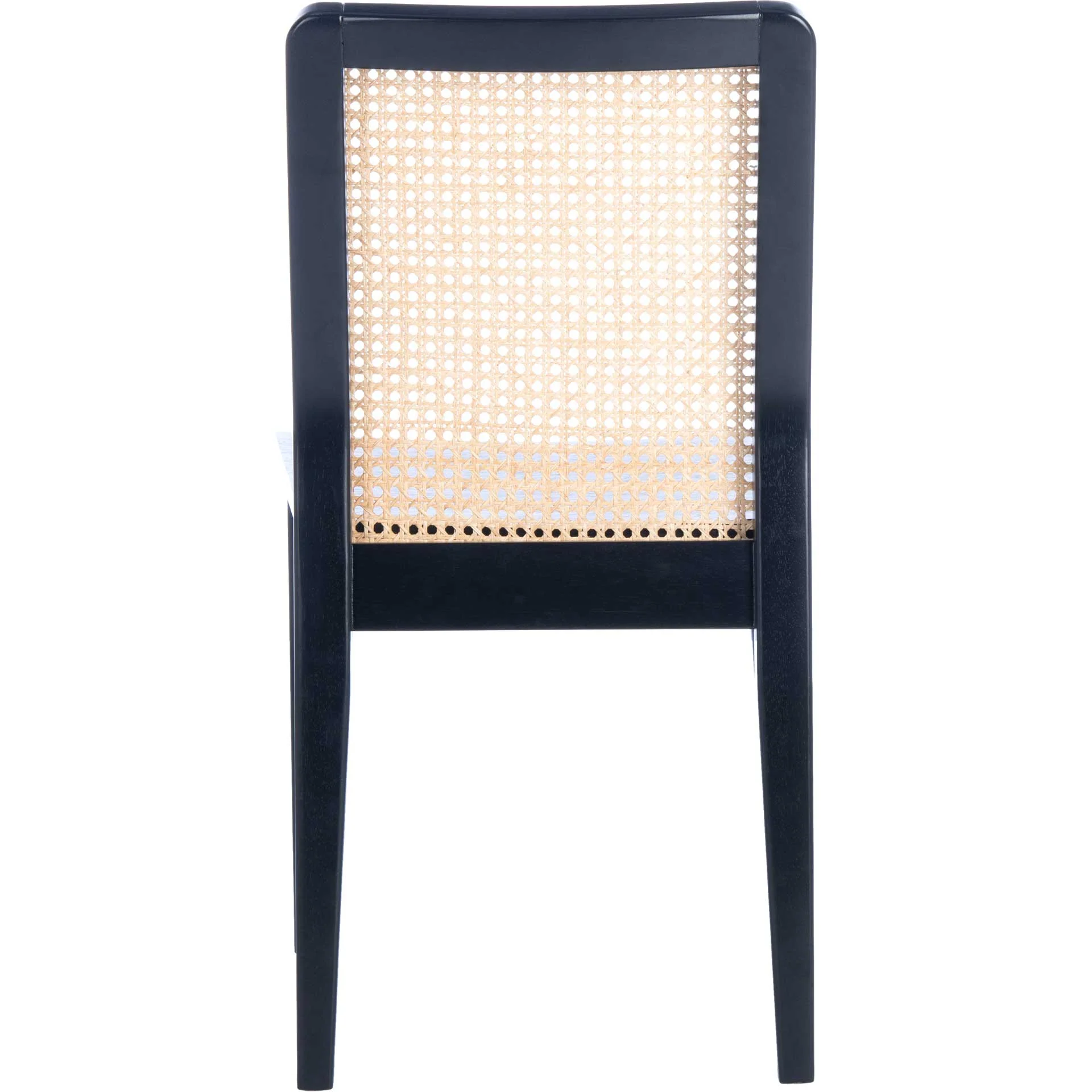 Belomy Rattan Dining Chair Black/Natural (Set of 2) - Image 5