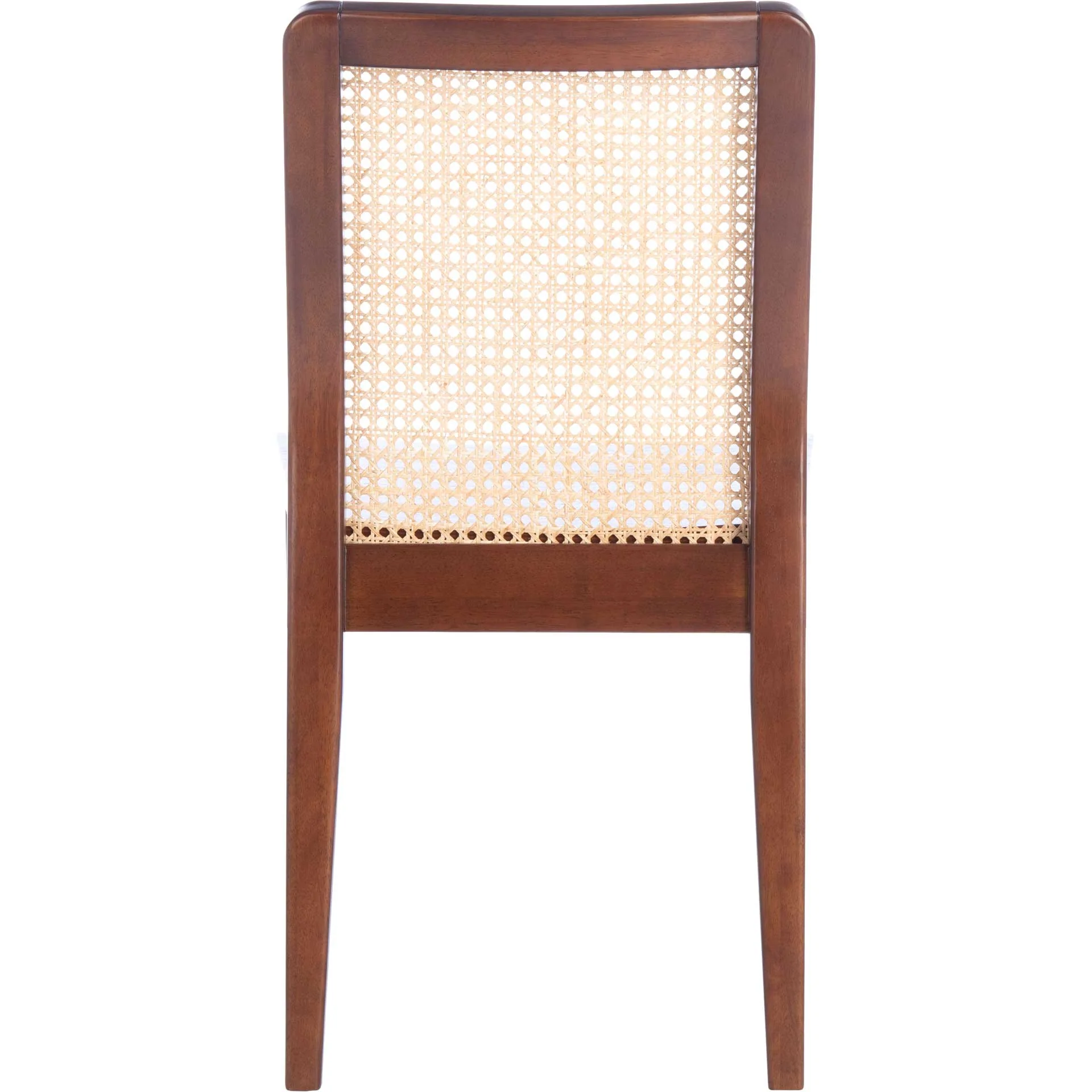 Belomy Rattan Dining Chair Dark Brown/Natural (Set of 2) - Image 5
