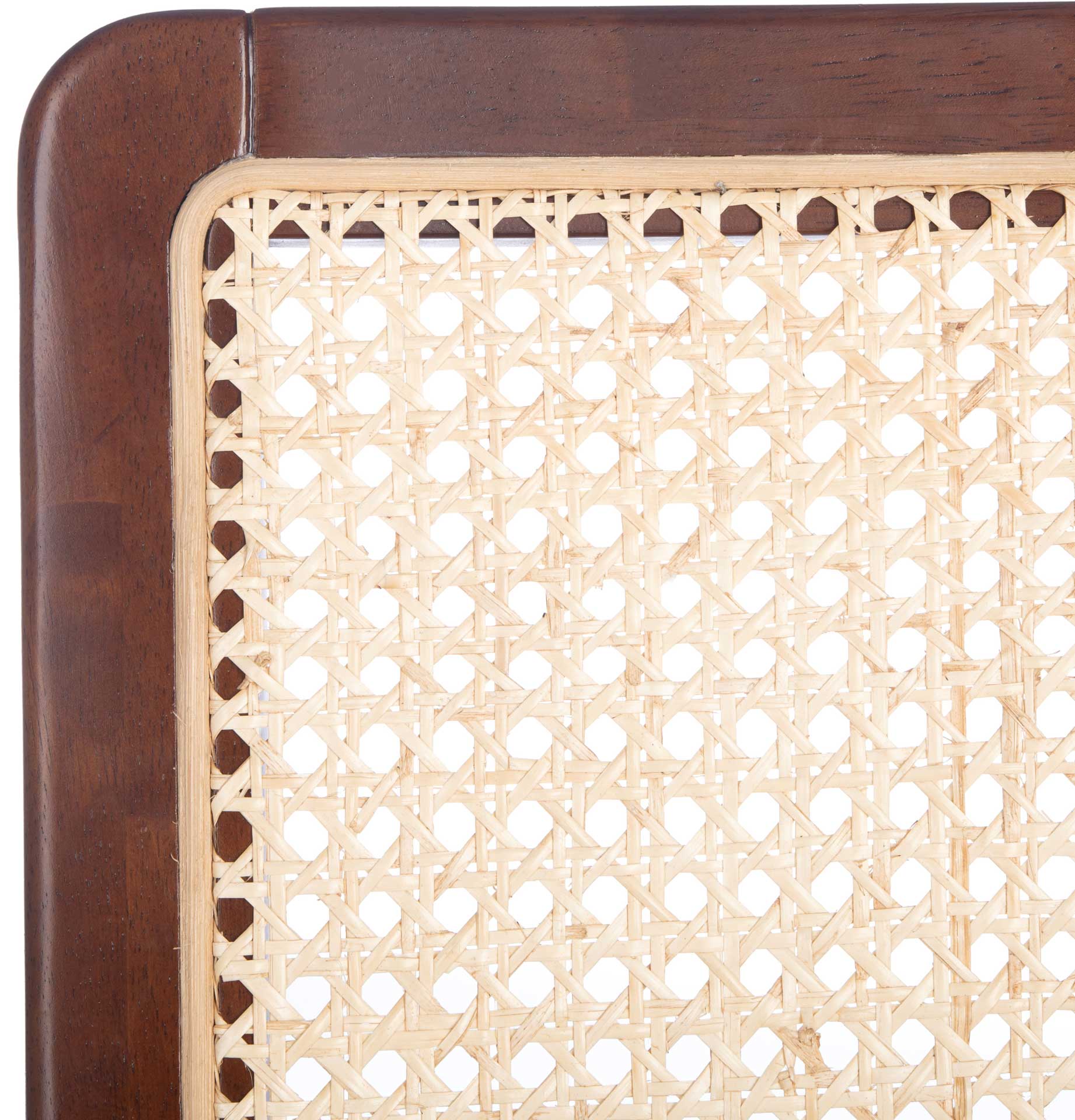 Belomy Rattan Dining Chair Dark Brown/Natural (Set of 2) - Image 6