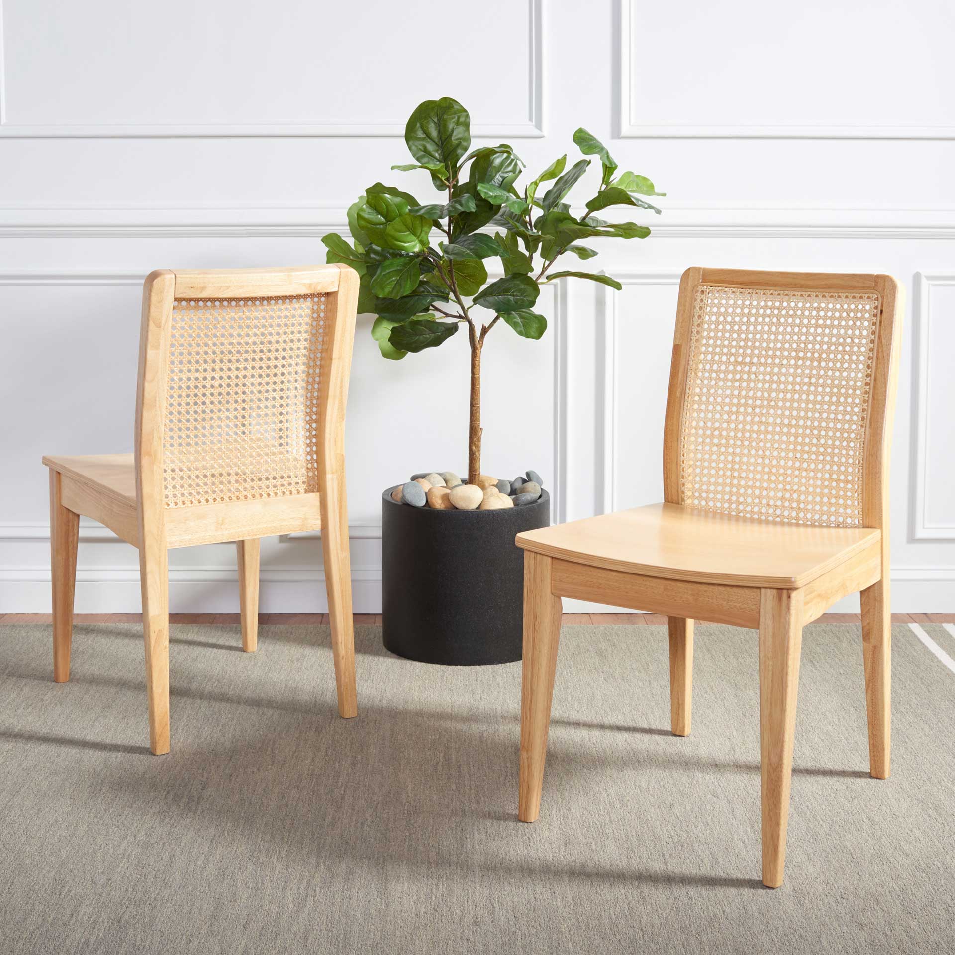 Belomy Rattan Dining Chair Natural/Natural (Set of 2) - Image 6