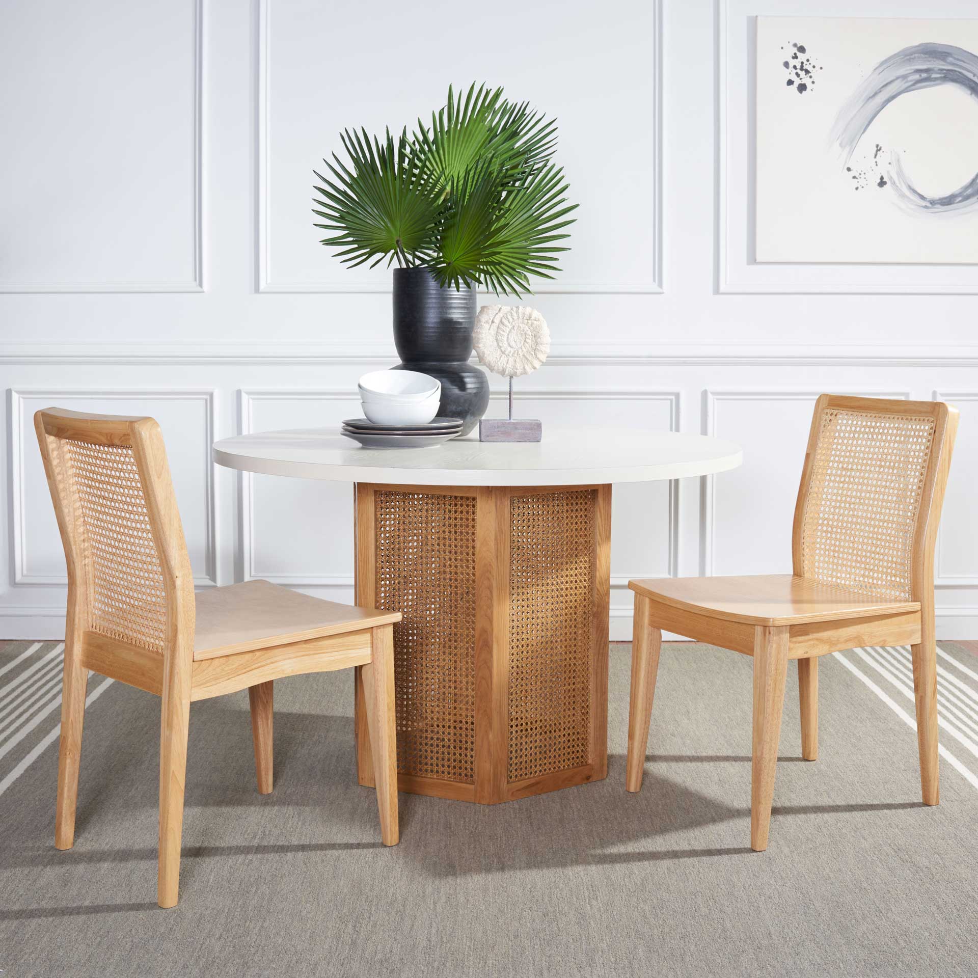 Belomy Rattan Dining Chair Natural/Natural (Set of 2) - Image 7