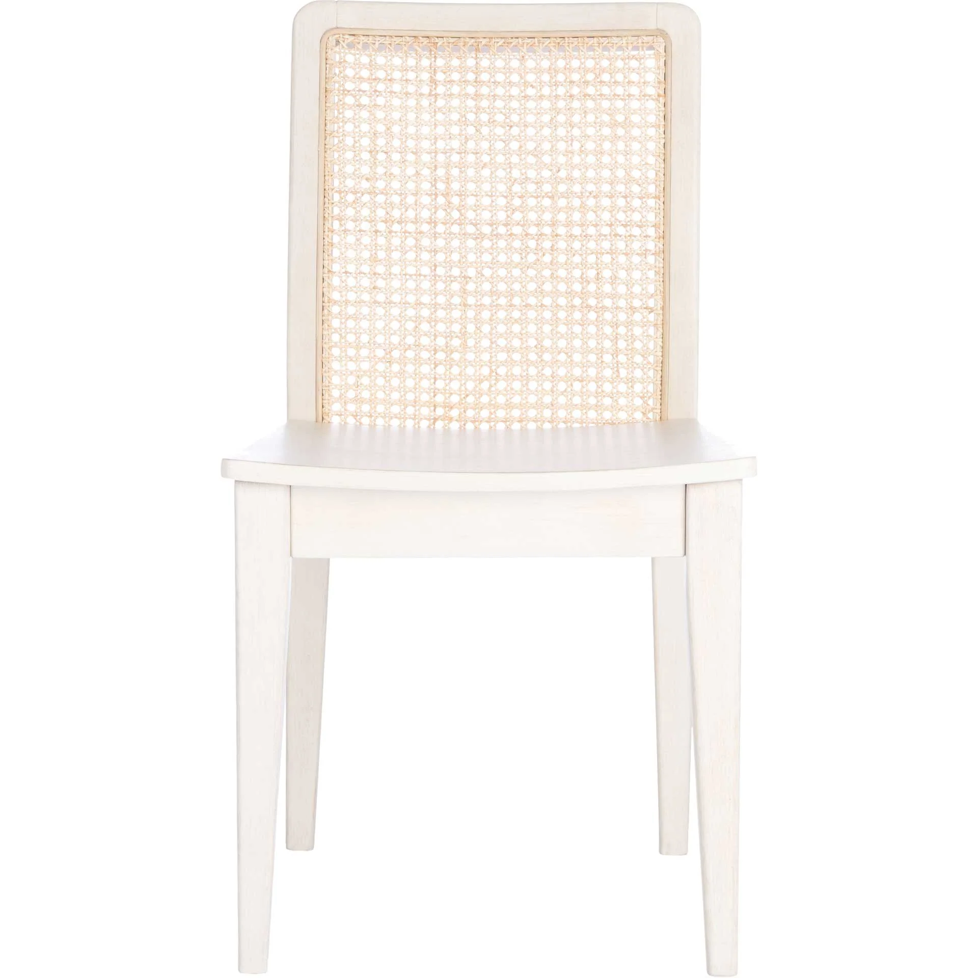 Belomy Rattan Dining Chair White/Natural (Set of 2) - Image 3
