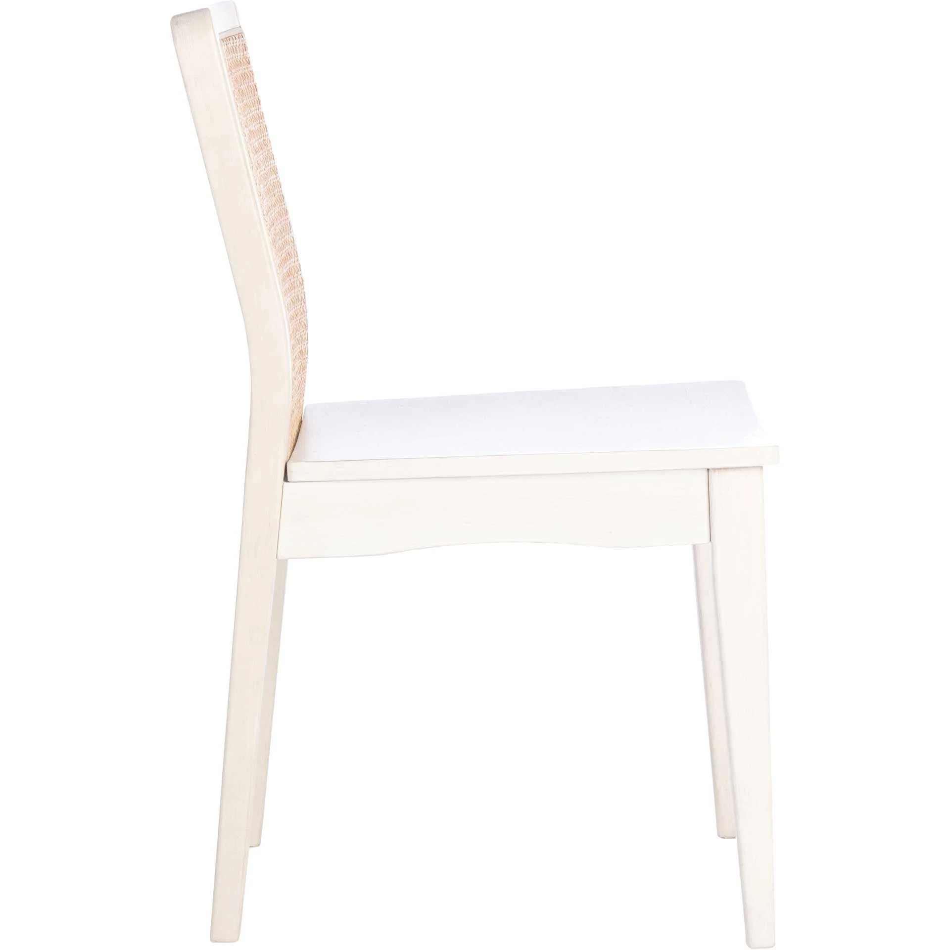 Belomy Rattan Dining Chair White/Natural (Set of 2) - Image 4