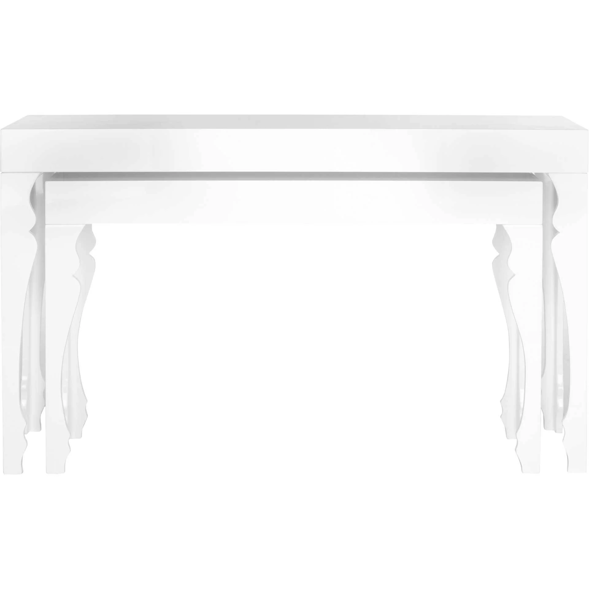 Benicio Lacquer Stacking Console White - Image 2