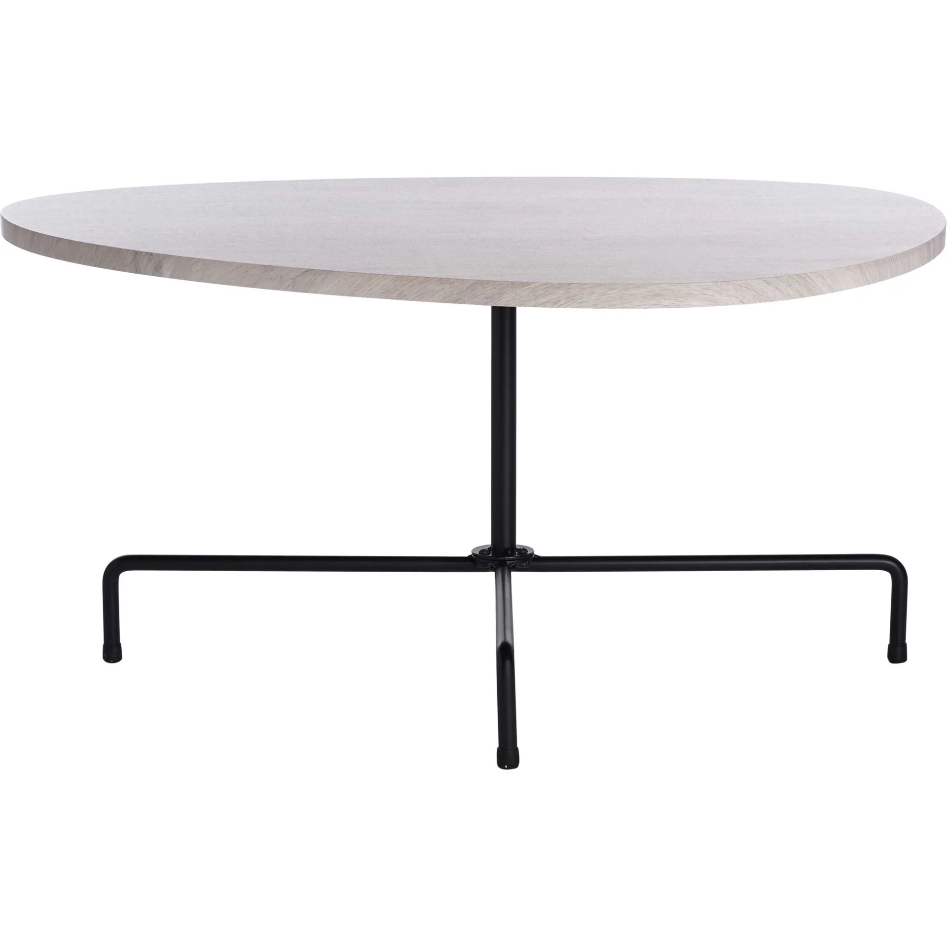 Beningo Tripod Coffee Table Light Gray Oak/Black - Image 2