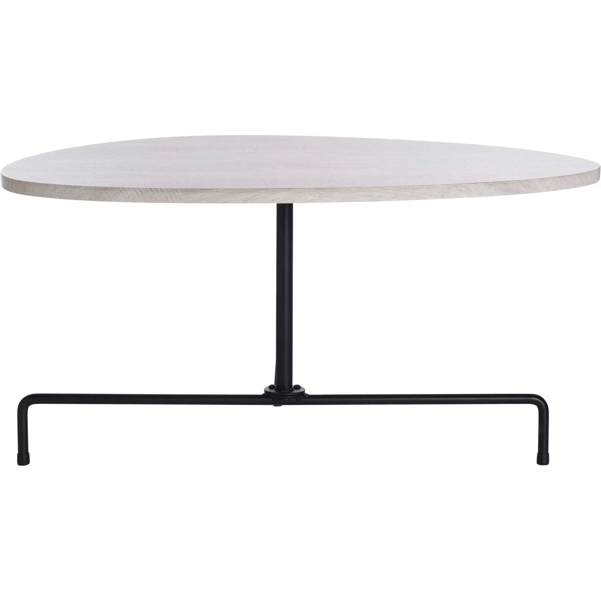 Beningo Tripod Coffee Table Light Gray Oak/Black - Image 4