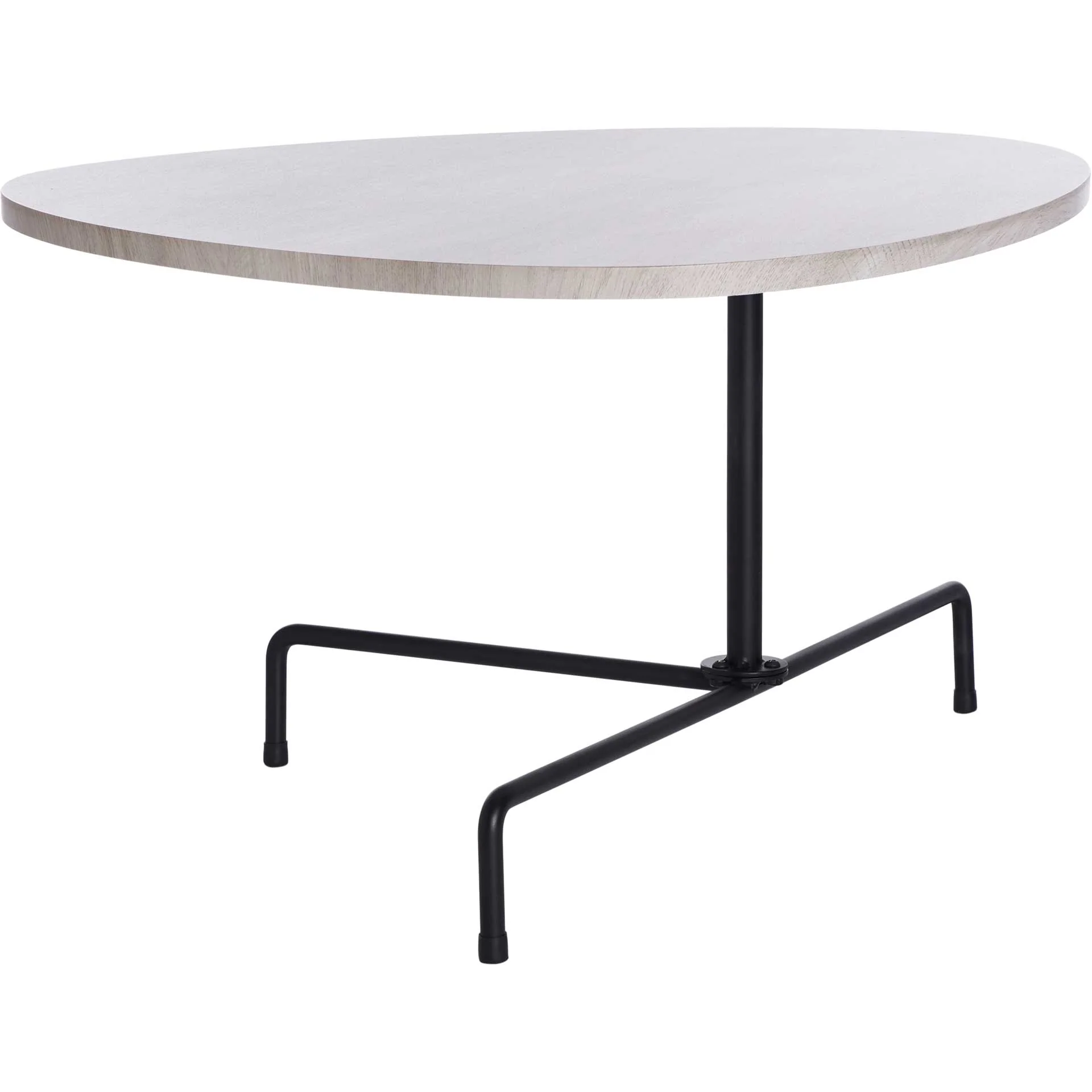 Beningo Tripod Coffee Table Light Gray Oak/Black - Image 5